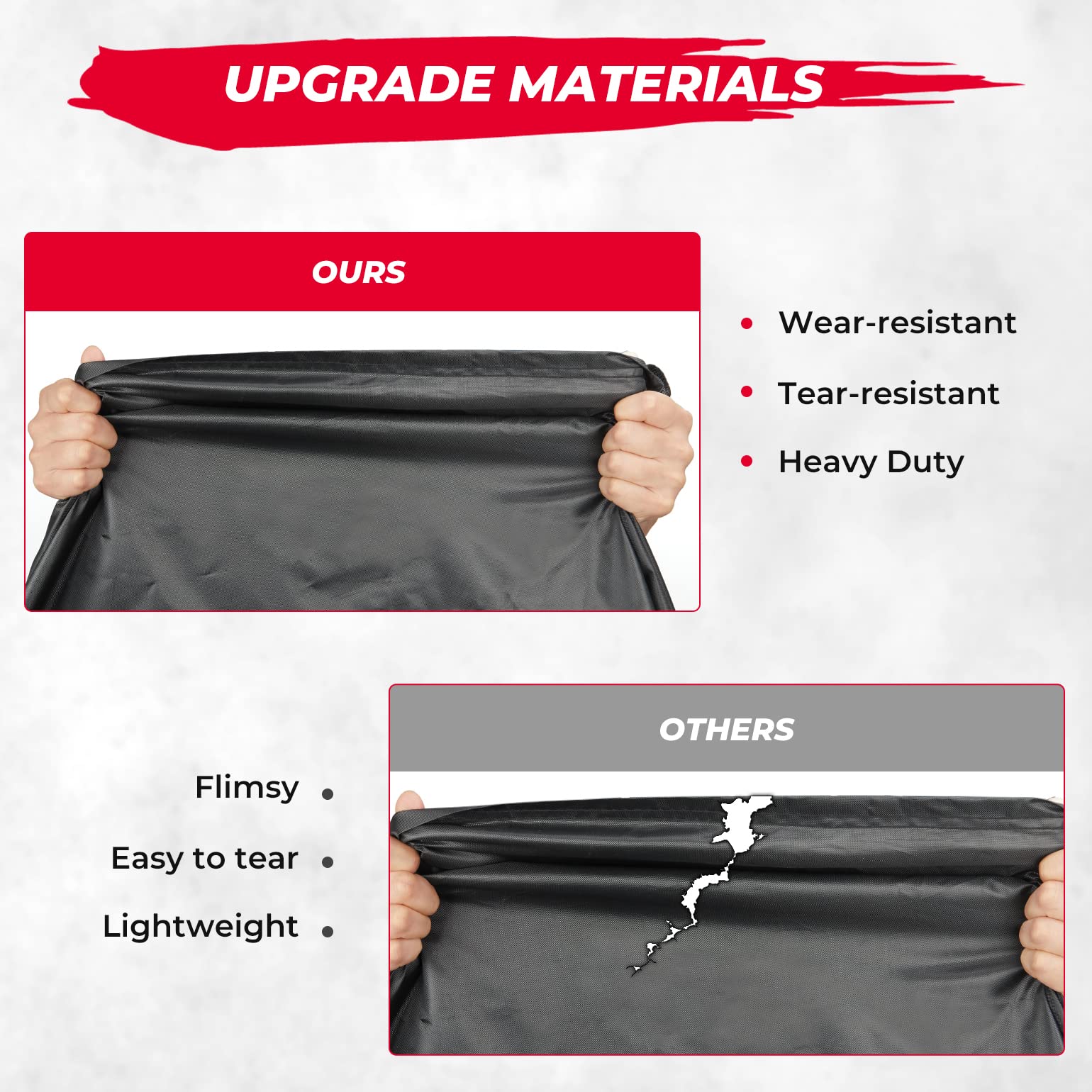 Photo of UTV Cover Rays-Reflective Strip for Polaris, Can-Am, Kawasaki,CFMOTO by Kemimoto - Premium for UTVs / Side by Sides