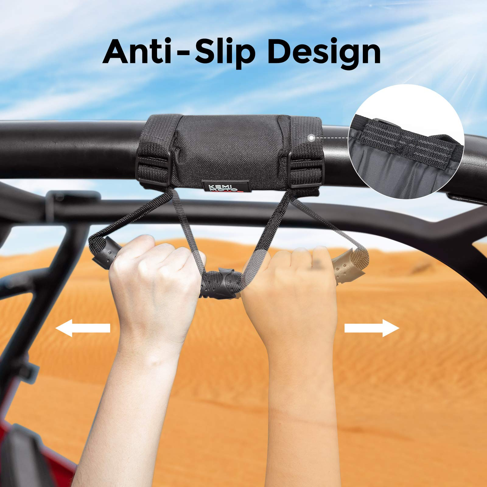 Photo of UTV Grab Handles Grip (2 Pack ) by Kemimoto - Premium for UTVs / Side by Sides