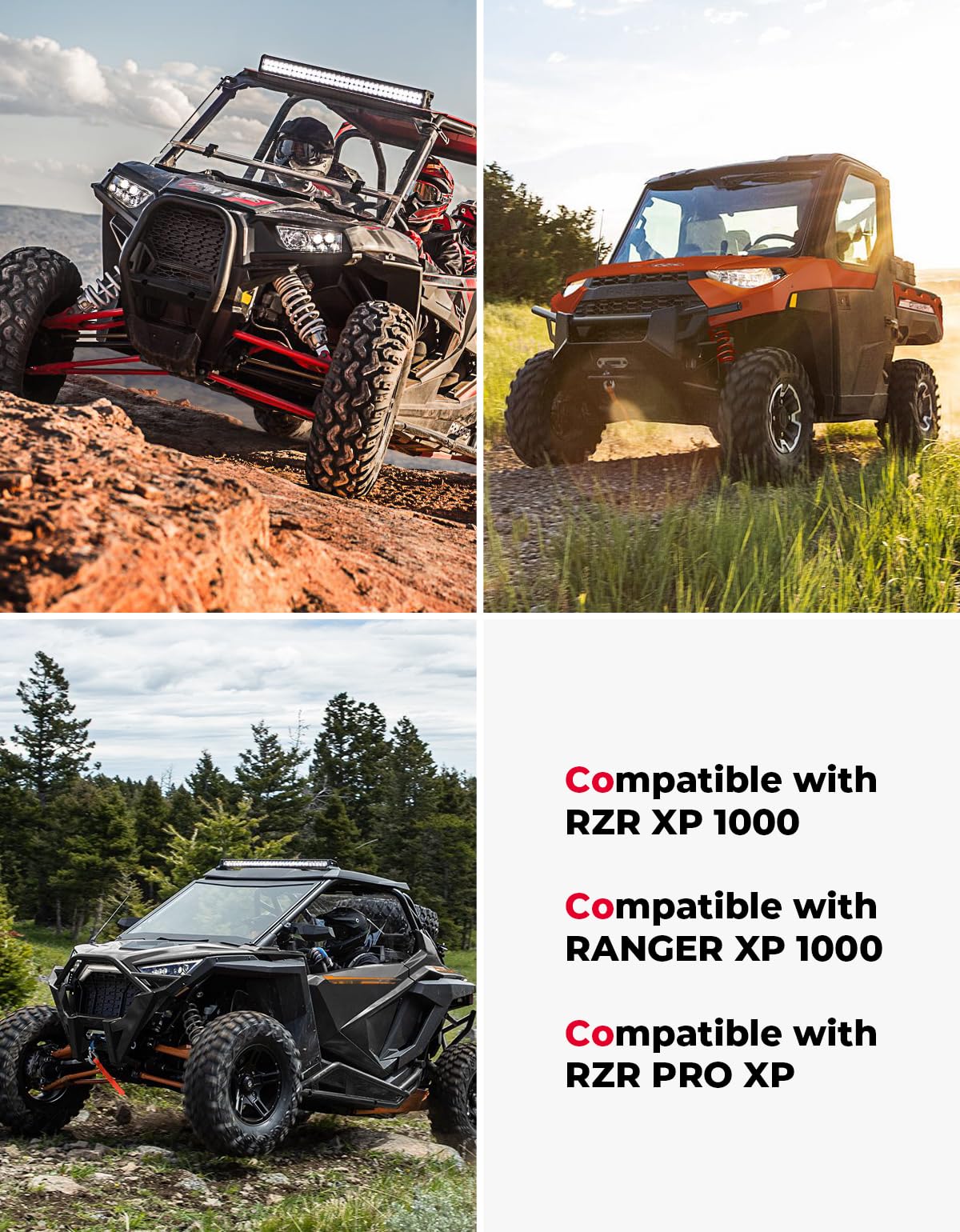 Photo of Upgraded Spring Parking Brake for Polaris RZR/Ranger by Kemimoto - Premium for UTVs / Side by Sides