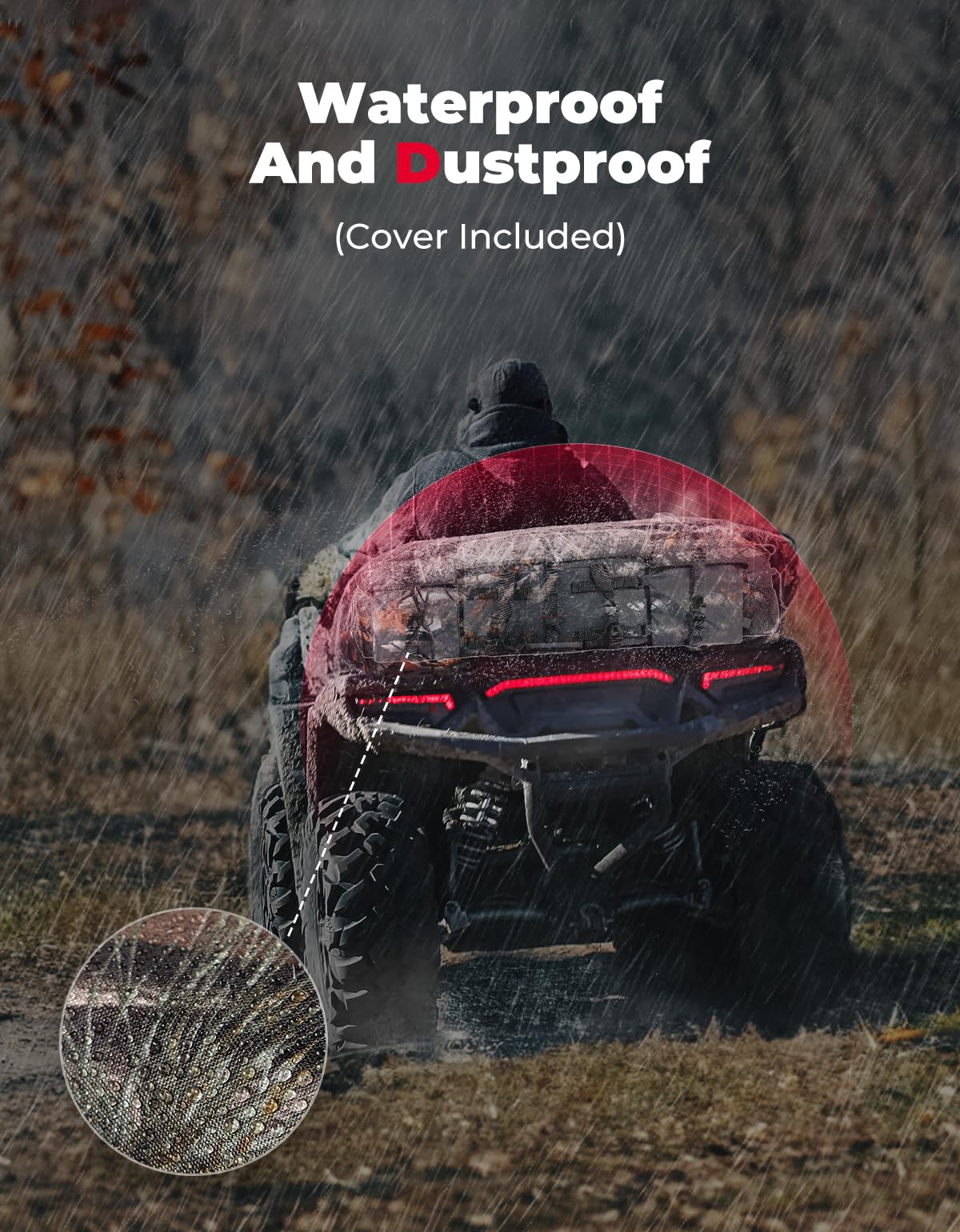 Photo of ATV 76L Seat Cargo Bag /Cushion Soft Cooler Bags by Kemimoto - Premium for UTVs / Side by Sides