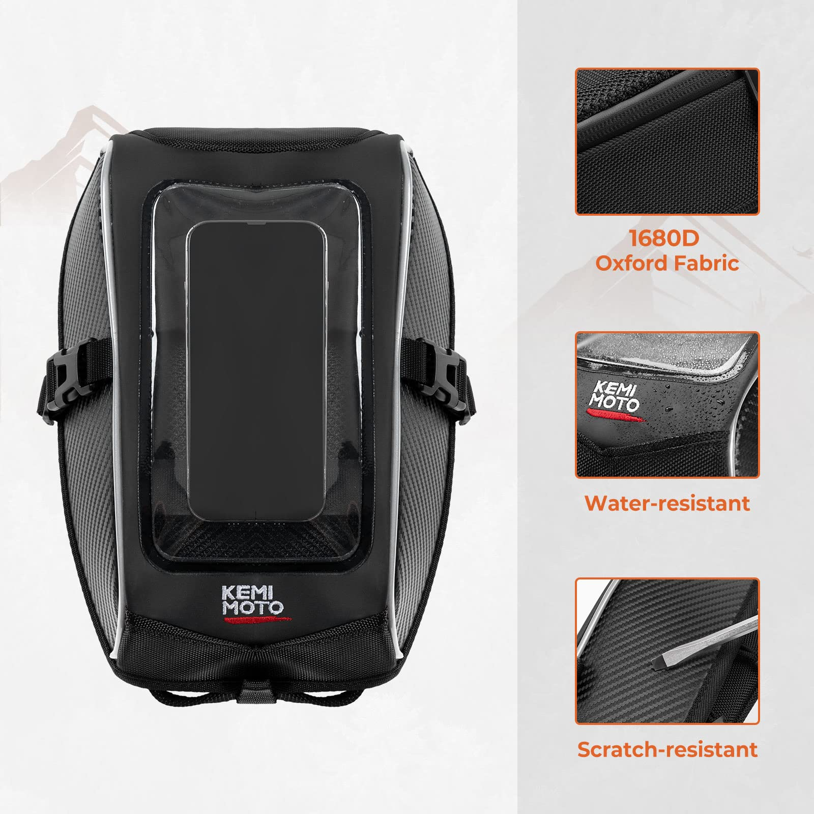 Photo of Tank Bag for Cam-Am Ryker by Kemimoto - Premium for UTVs / Side by Sides