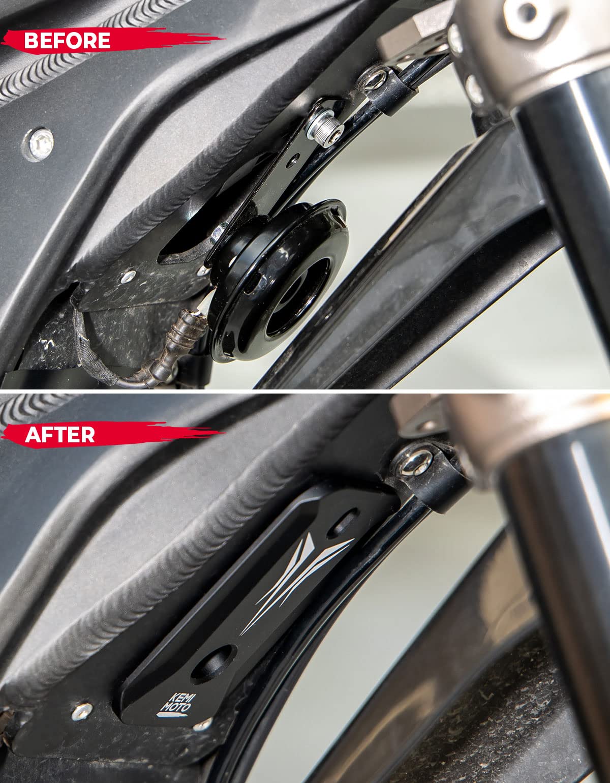 Photo of Horn Electrical Cover Plate for Sur-Ron Light Bee X and S X160 X260 Segway by Kemimoto - Premium for UTVs / Side by Sides