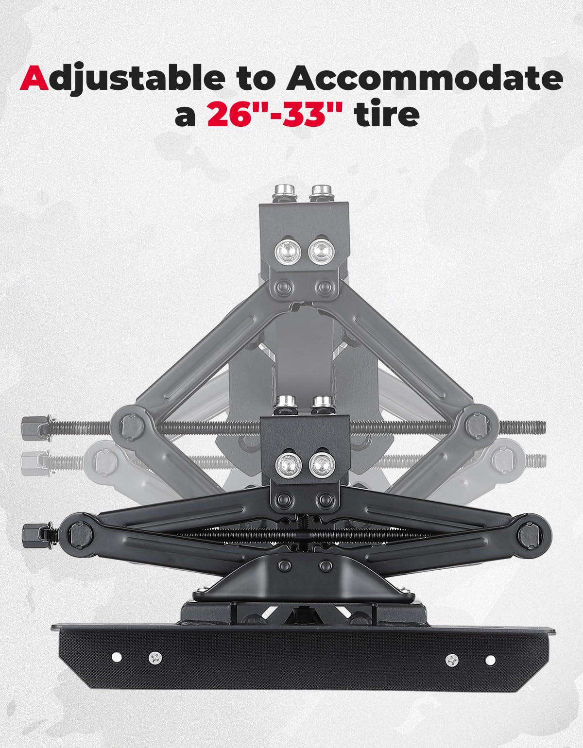 Photo of UTV Spare Tire Holder for Can-Am Defender HD5|7|8|9|10 by Kemimoto - Premium for UTVs / Side by Sides