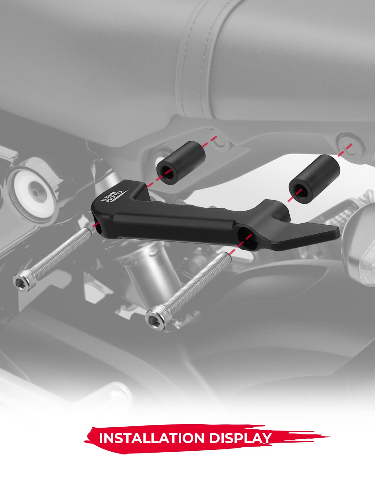 Photo of Rear Passenger Grab Bar for Grom 2022-2025 by Kemimoto - Premium for UTVs / Side by Sides
