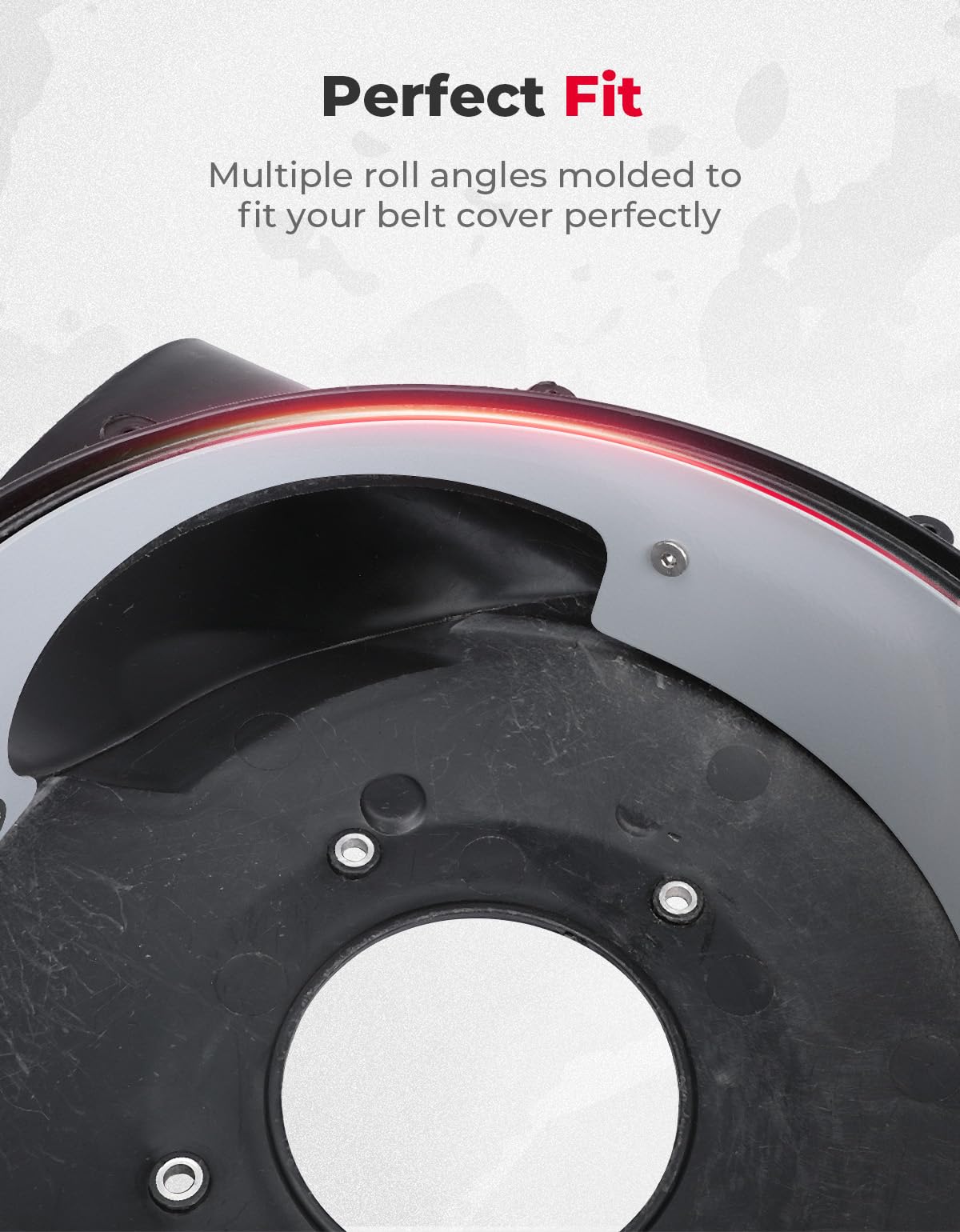 Photo of Stainless Steels Belt Inner Clutch Cover Guard for Can-Am Maverick X3 by Kemimoto - Premium for UTVs / Side by Sides