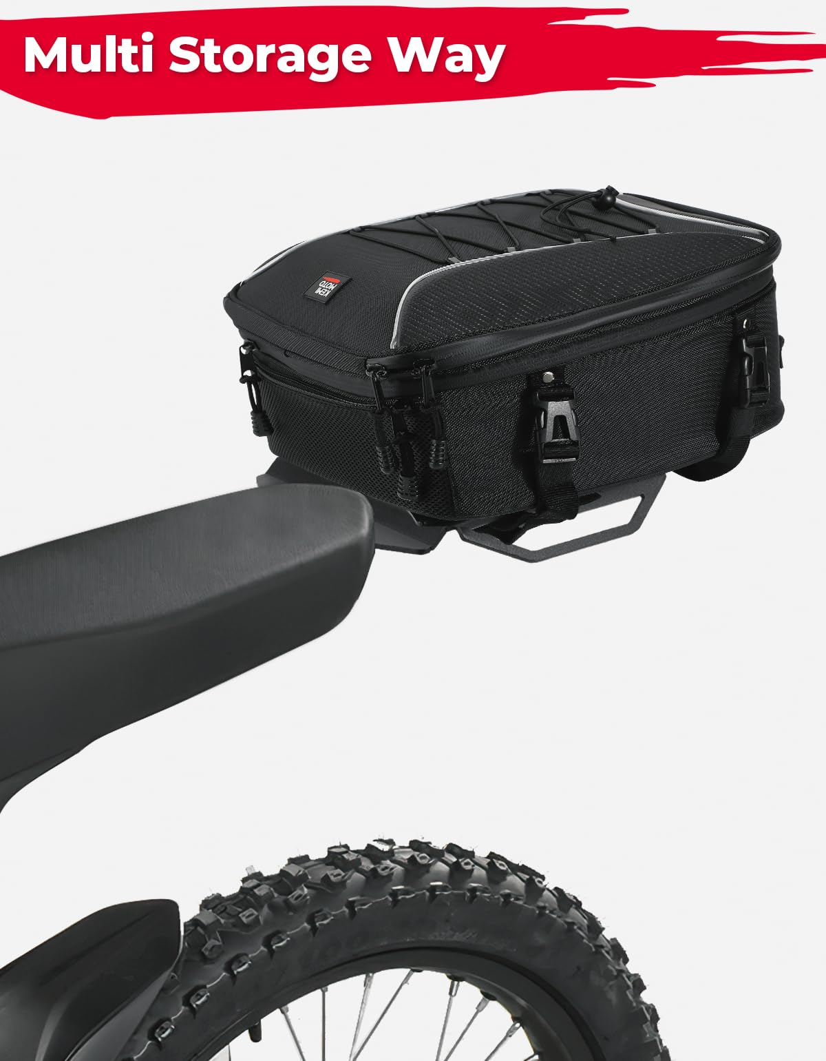 Photo of Motorcycle/eBike Rear Luggage Rack for Talaria Sting MX3 MX4 by Kemimoto - Premium for UTVs / Side by Sides