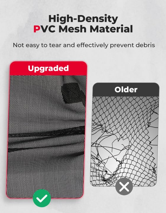 Photo of Rear Window Net for Polaris RZR XP 1000/4 1000 2024/2025+ by Kemimoto - Premium for UTVs / Side by Sides