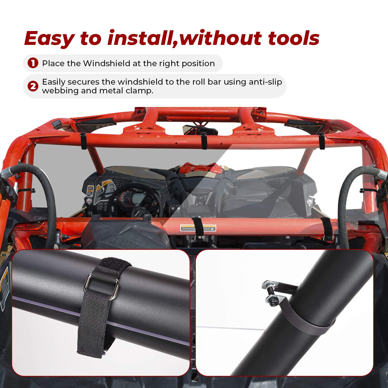 Windshield Set For Can-Am Maverick X3/MAX