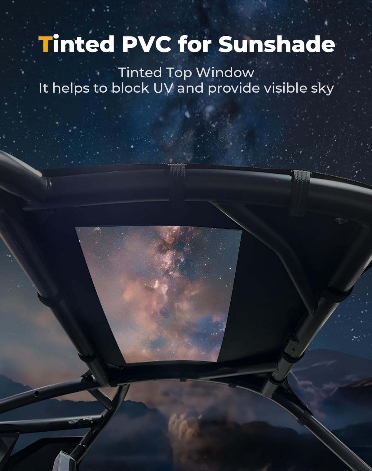 Photo of Soft Canvas Roof for Polaris RZR PRO R 2022-2024 by Kemimoto - Premium for UTVs / Side by Sides
