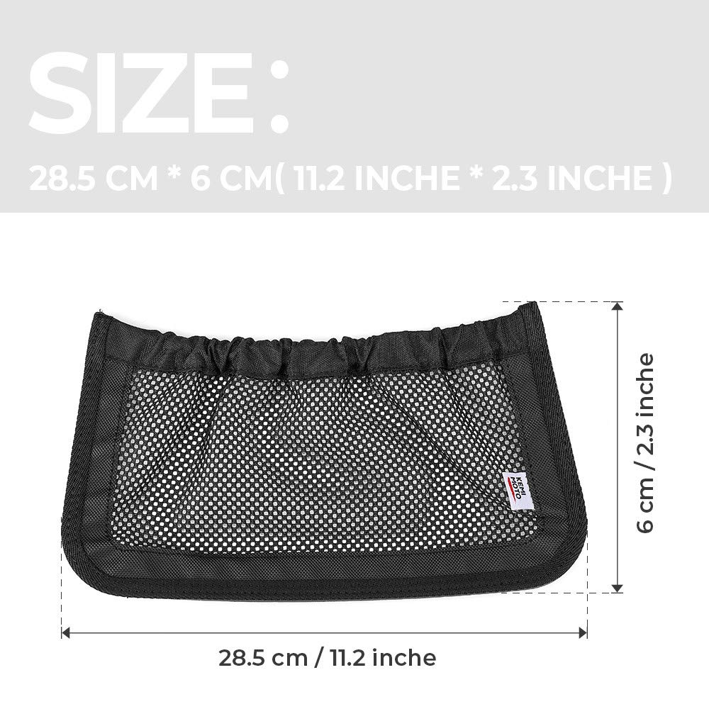 Photo of UTV Backrest Rear Storage Nets for Can Am Defender Max by Kemimoto - Premium for UTVs / Side by Sides