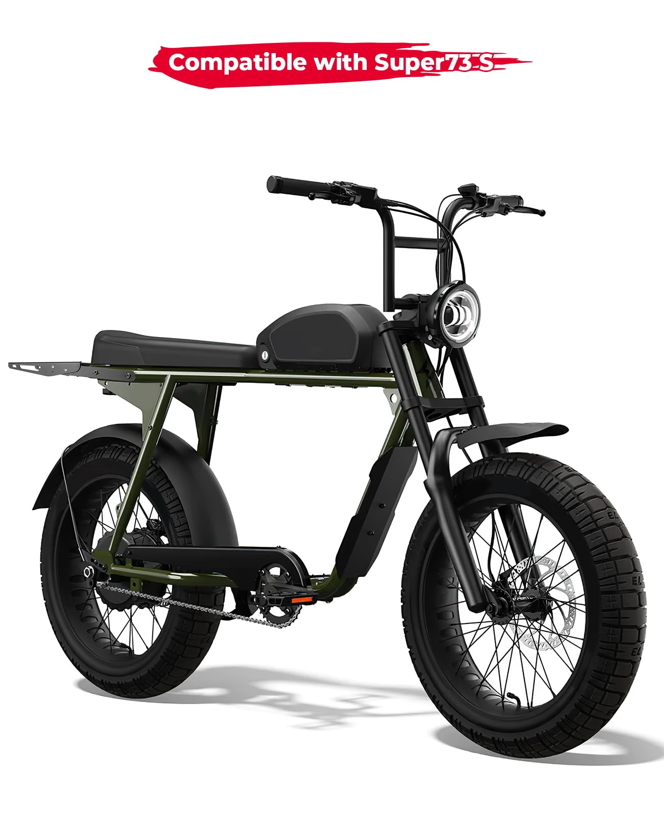Photo of Rear Rack Aluminum for Super73 Z/S Series by Kemimoto - Premium for UTVs / Side by Sides