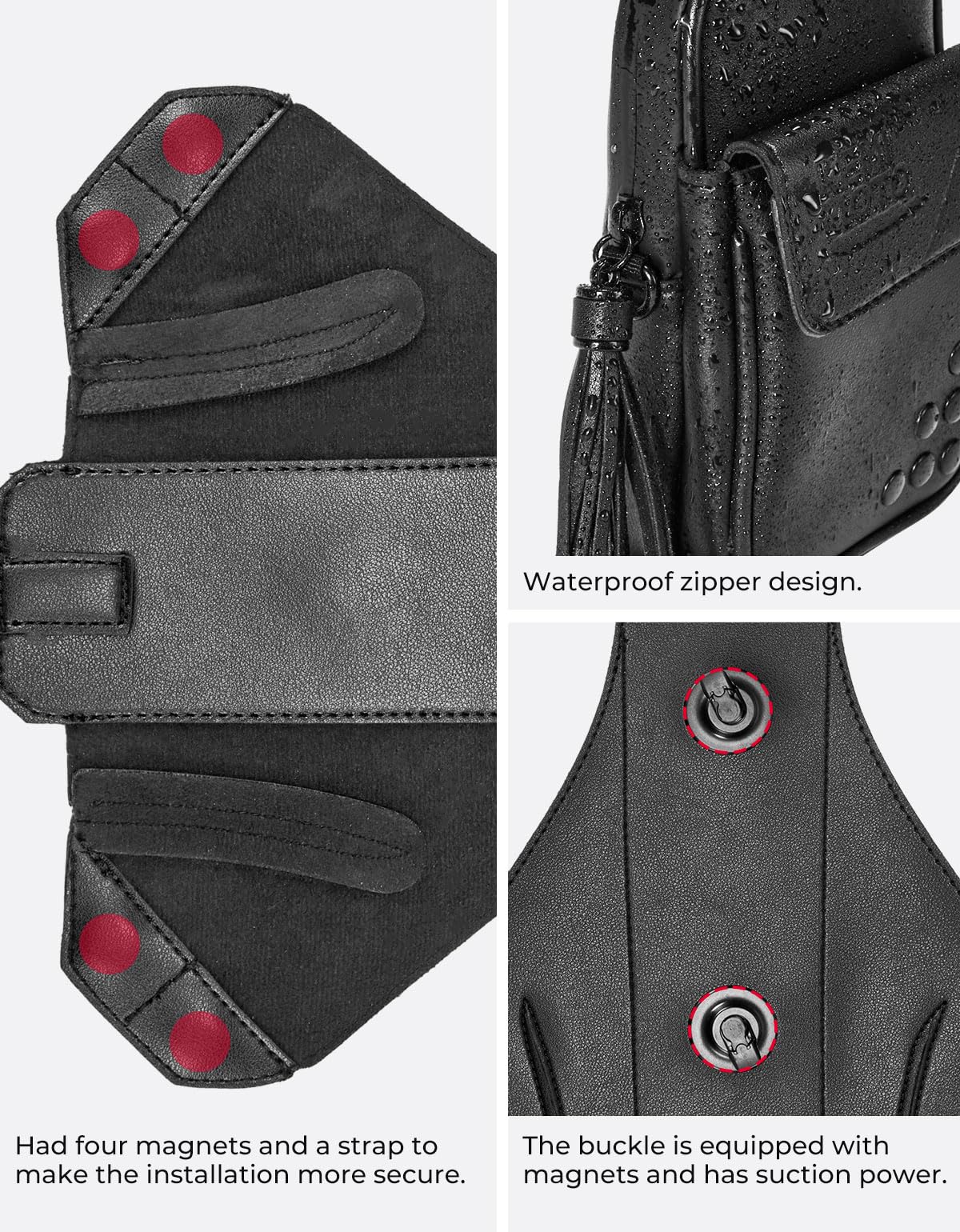 Photo of Motorcycle Tank Bag for Sportster S RH1250 2021-2023 by Kemimoto - Premium for UTVs / Side by Sides
