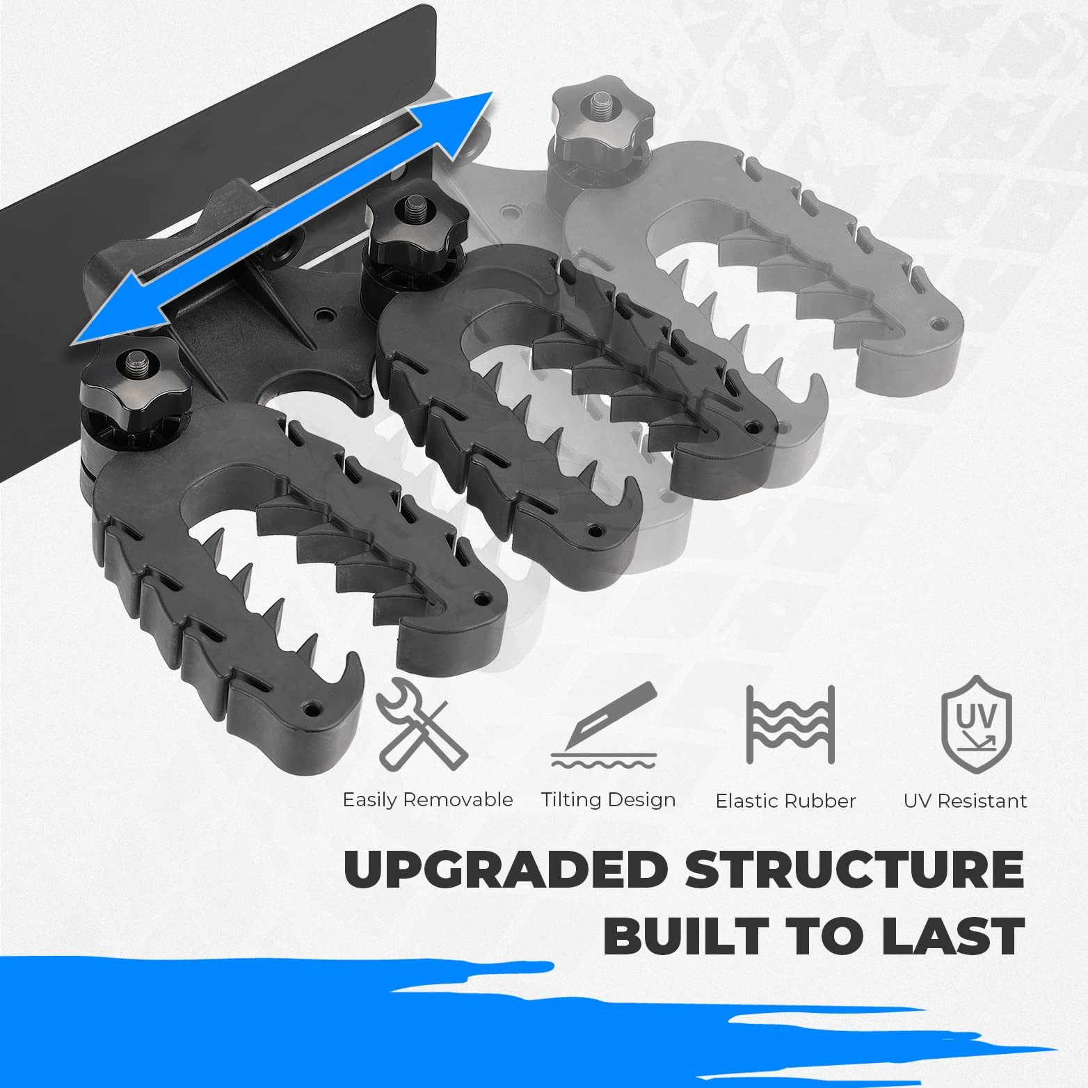 Photo of Gun Holder Rack For Polaris/ Can Am/ Honda/ Kawasaki by Kemimoto - Premium for UTVs / Side by Sides