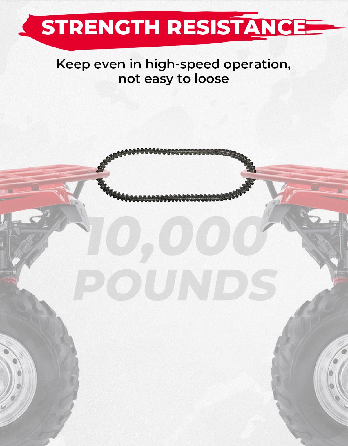 Photo of ATV Drive Belt Kawasaki Brute Force / KFX / Prairie / Teryx 750 by Kemimoto - Premium for UTVs / Side by Sides