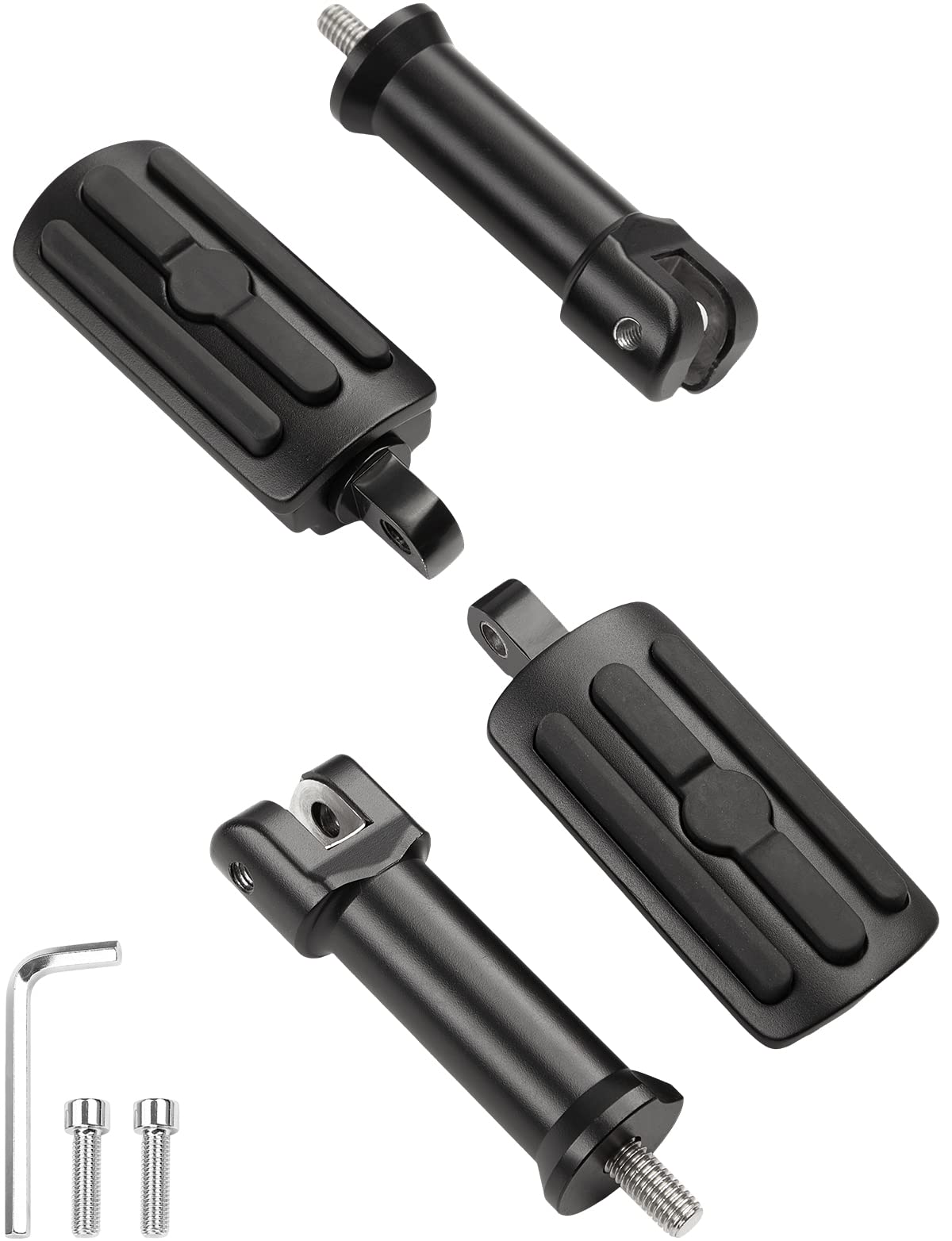 Photo of Passenger Foot Pegs with Support Mounting Kit for Softail by Kemimoto - Premium for UTVs / Side by Sides
