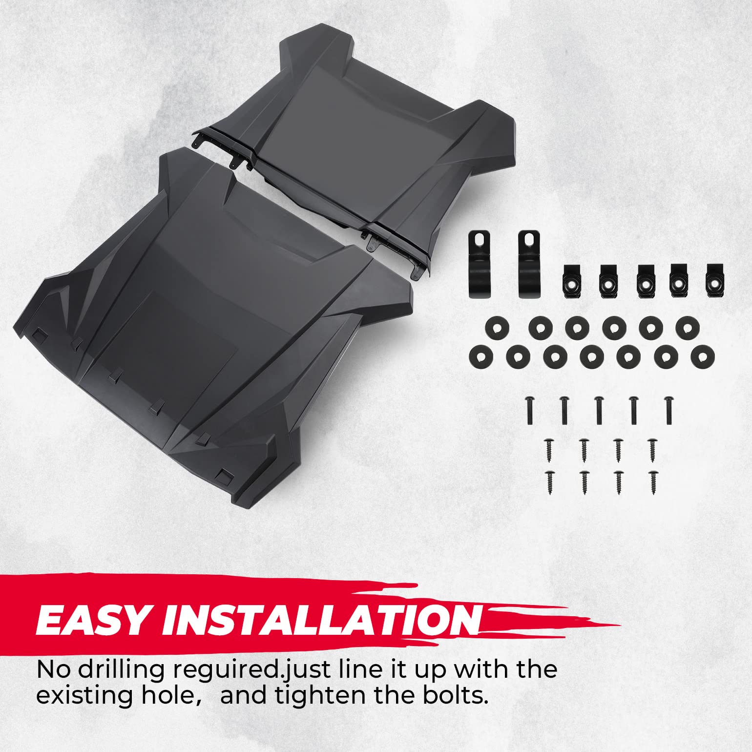 Photo of Kemimoto Hard Roof 4 Seater for Polaris RZR XP 4 1000/Turbo 2014-2023 by Kemimoto - Premium for UTVs / Side by Sides