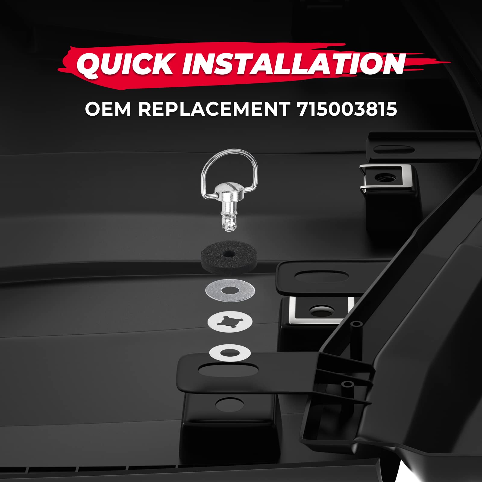 Photo of Roof Pins Quick Release Bolts For Can-Am Maverick X3 / X3 MAX by Kemimoto - Premium for UTVs / Side by Sides