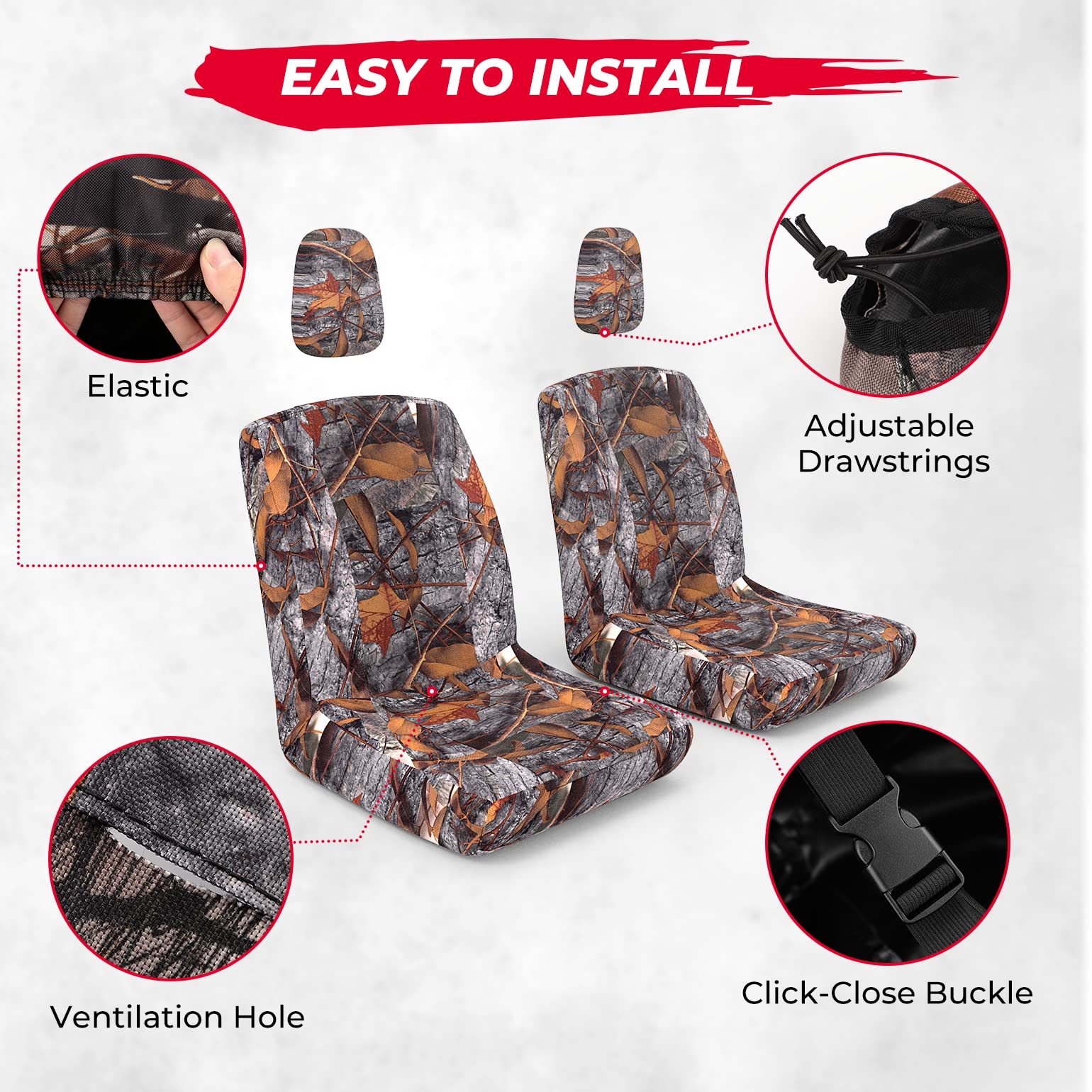 Photo of UTV Heavy Duty Camo Dust Cover For Yamaha Rhino 450/ 660/ 700 by Kemimoto - Premium for UTVs / Side by Sides