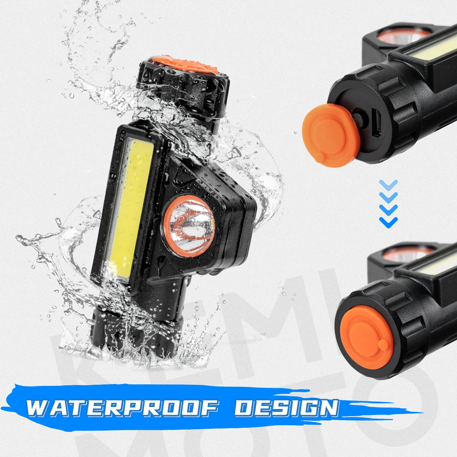 Photo of Roll Bar Grab Handle with Dome Light For Maverick X3, RZR, Kawasaki by Kemimoto - Premium for UTVs / Side by Sides