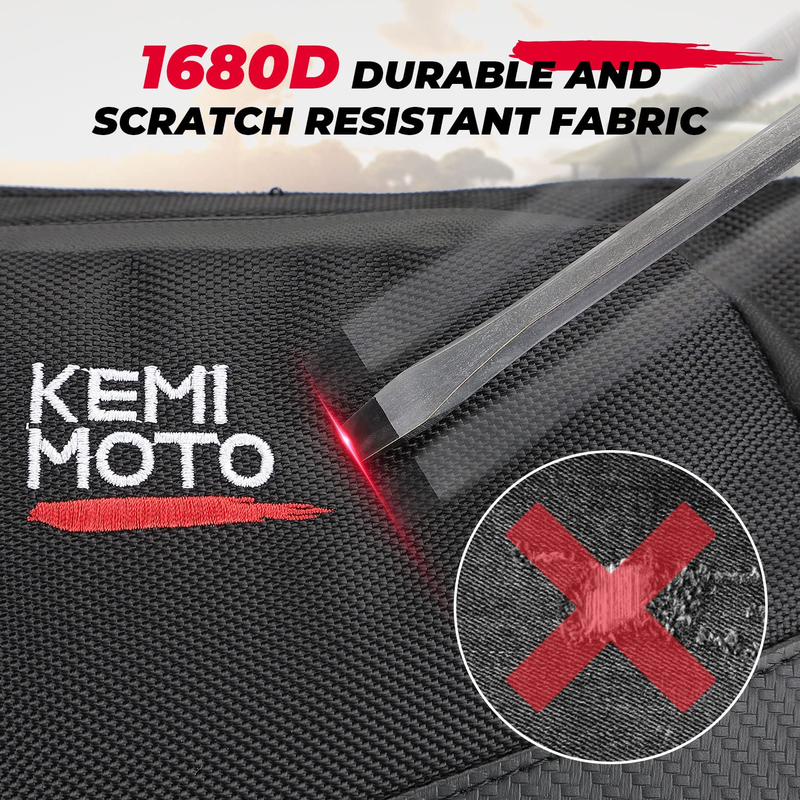 Photo of Golf Cart Dash Storage Bag for Club Car Precedent/ Tempo/ Onward by Kemimoto - Premium for UTVs / Side by Sides
