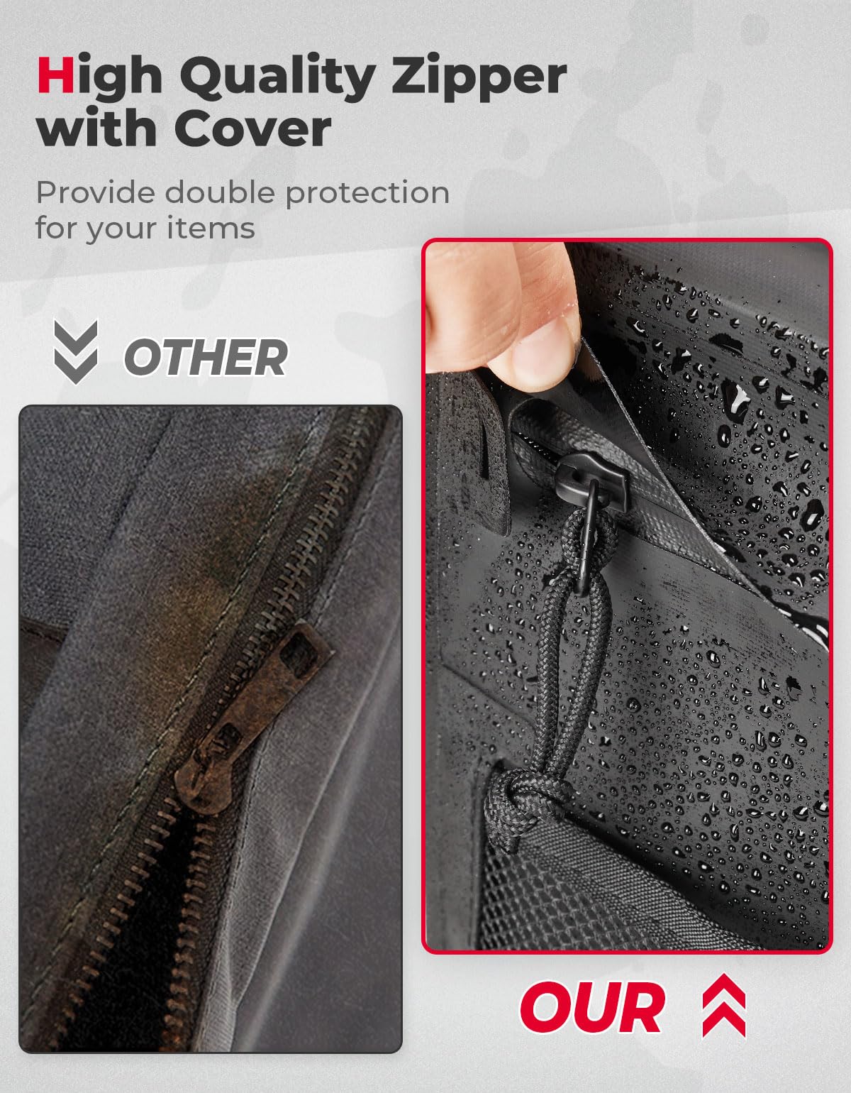 Photo of Update Water-repellent Door Bags for Can-Am Maverick X3/MAX by Kemimoto - Premium for UTVs / Side by Sides