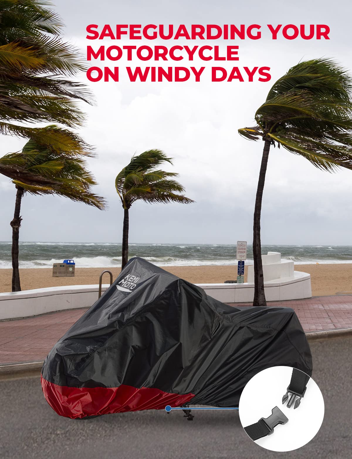 Photo of Motorcycle/ Dirt Bike Cover Fit Sportster S by Kemimoto - Premium for UTVs / Side by Sides