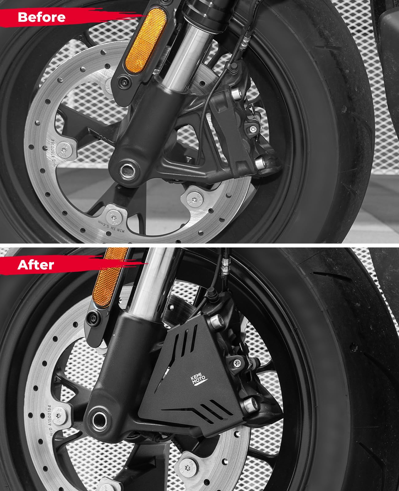 Photo of Kemimoto Front Brake Caliper Guard for Sportster S 1250 SS1250 by Kemimoto - Premium for UTVs / Side by Sides