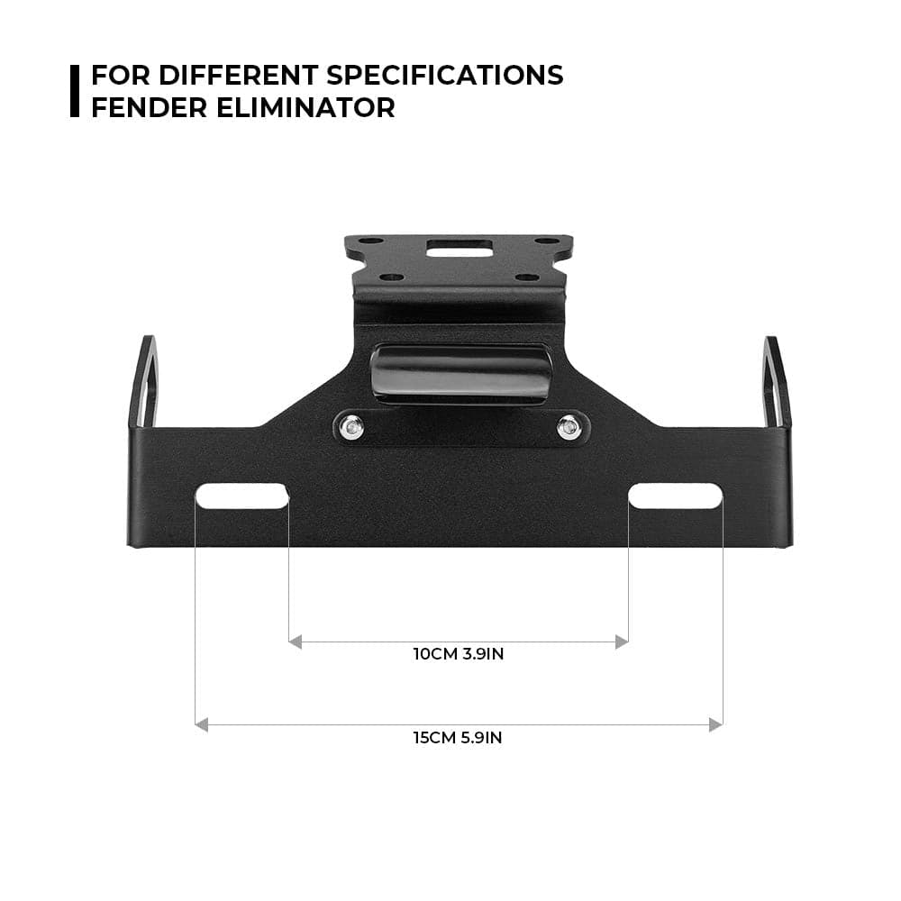 Photo of License Plate Bracket for Kawasaki Z125/ Z125 Pro by Kemimoto - Premium for UTVs / Side by Sides