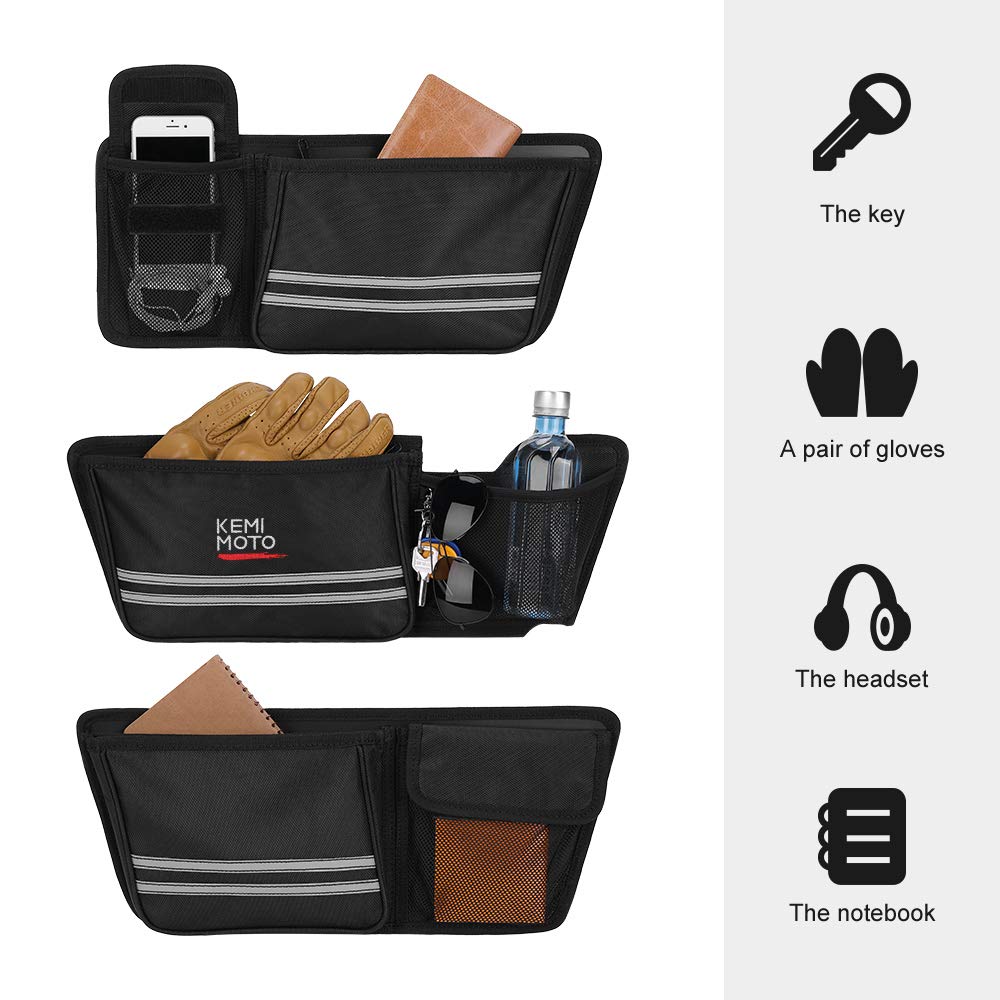 Photo of Street Glide Tour Pak Organizer for Electra Glide Road King Road Glide by Kemimoto - Premium for UTVs / Side by Sides