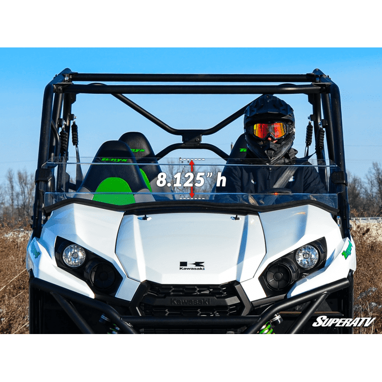 Photo of Kawasaki Teryx 800 Half Windshield by SuperATV - Premium Windshields for UTVs / Side by Sides