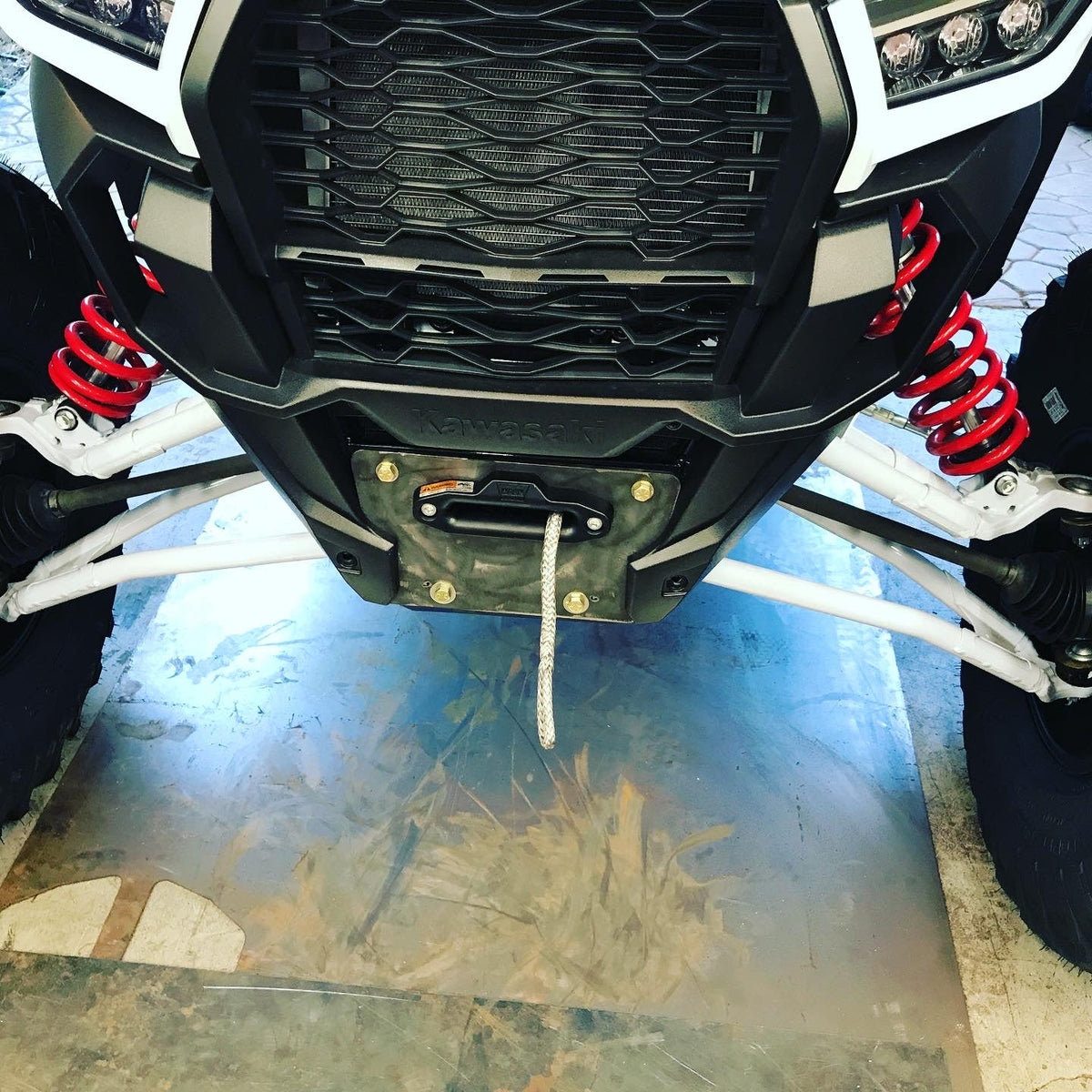 Photo of KRX Winch Plate by All Terrain Concepts - Premium SXS for UTVs / Side by Sides