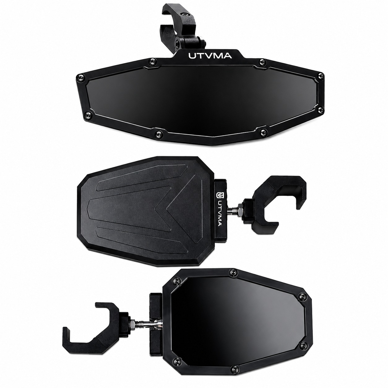 UTVMA Rearview and Sideview Mirror Kit