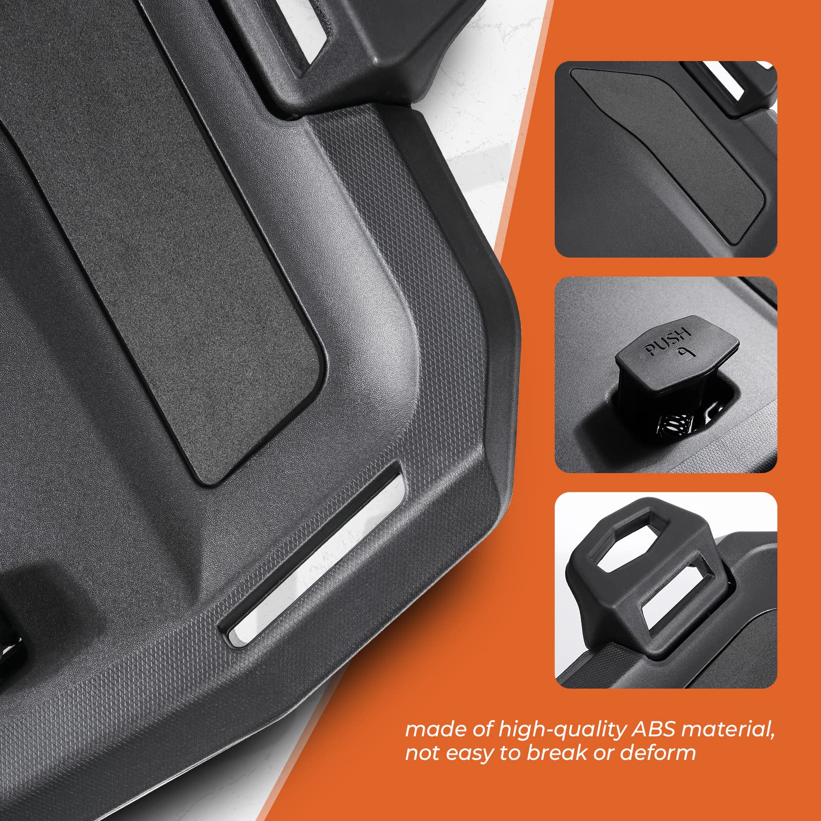 Photo of Rear Rack Plate for Can-Am Ryker by Kemimoto - Premium for UTVs / Side by Sides