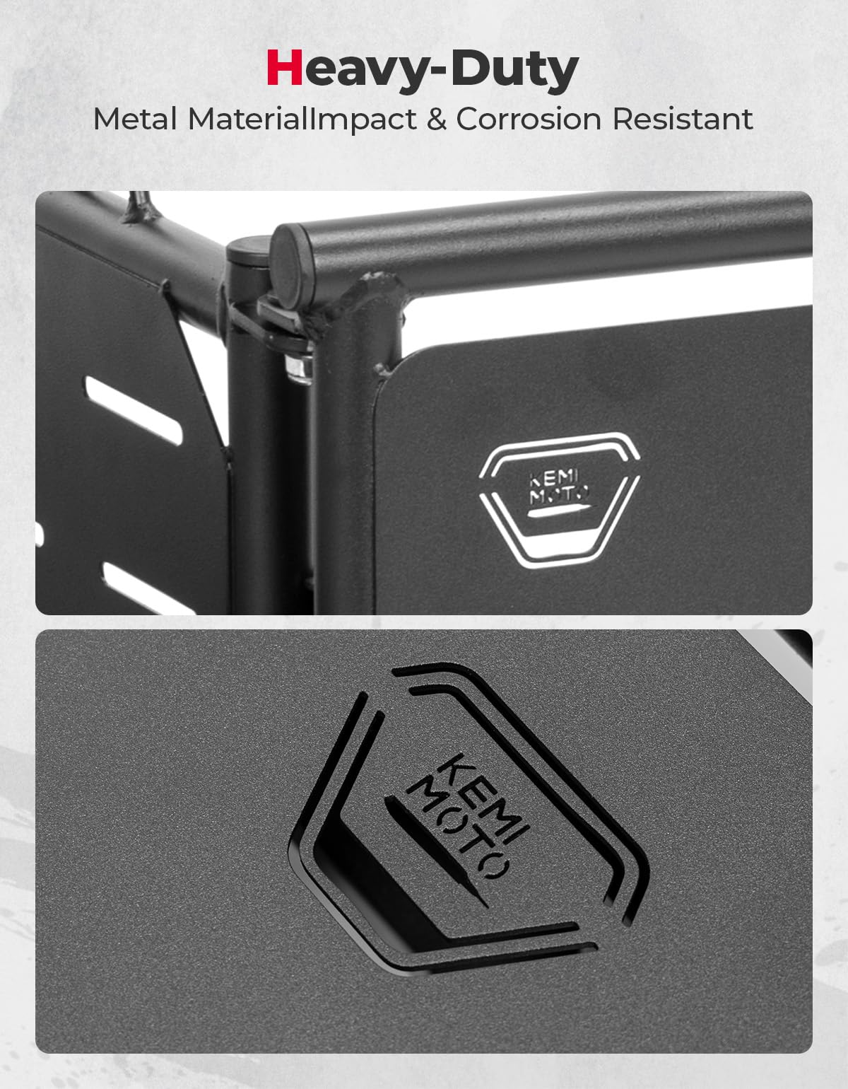 Photo of Heavy-Duty Bed Extender for Can-Am Defender HD10|9|8|7|5 by Kemimoto - Premium for UTVs / Side by Sides
