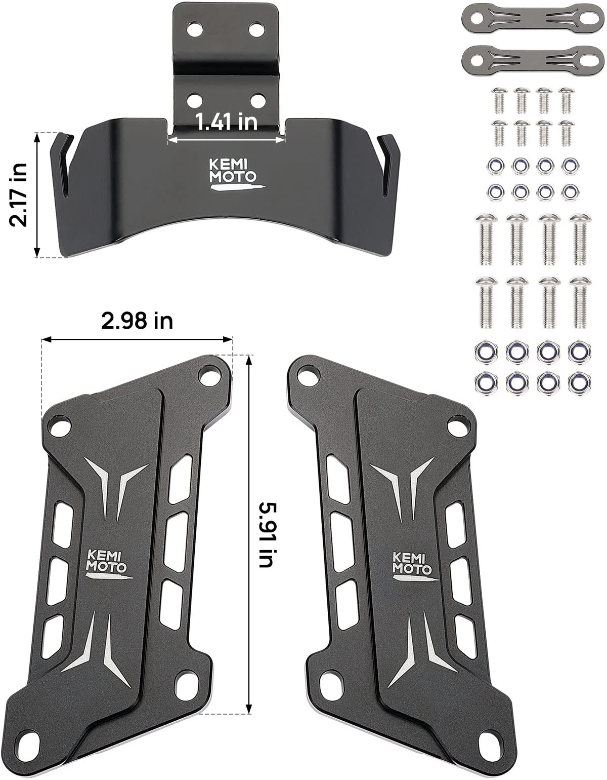 Photo of Seat Extenders Subframe Riser Kit for Sur-Ron Light Bee by Kemimoto - Premium for UTVs / Side by Sides