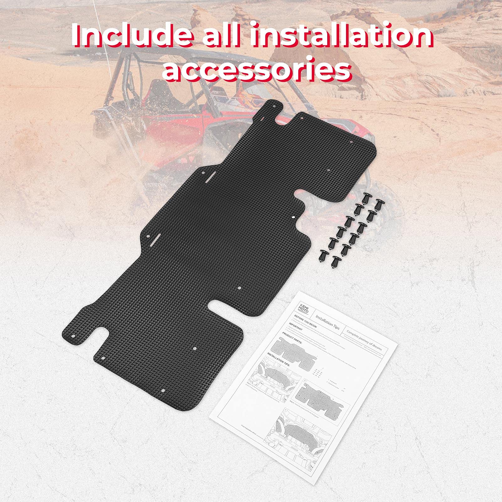 Photo of Mud Guard For Honda Talon 1000R/ 1000X/ 1000X-4 by Kemimoto - Premium for UTVs / Side by Sides