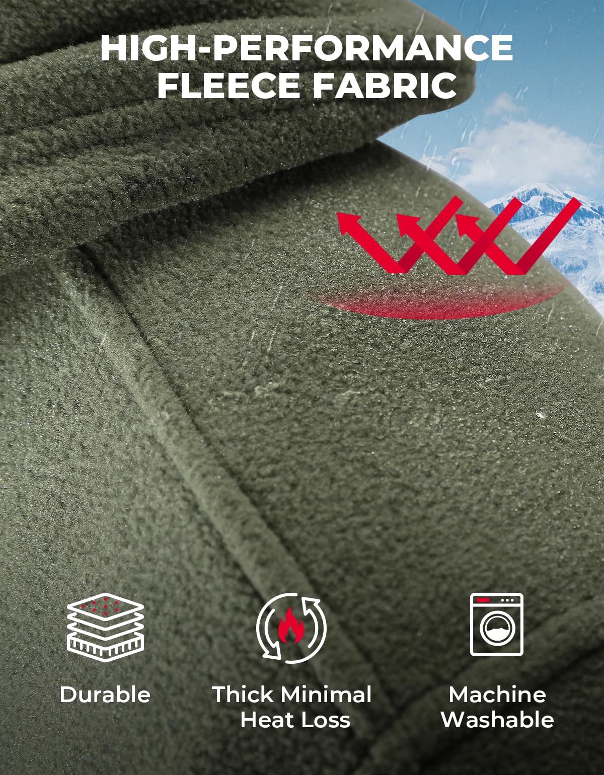 Photo of Kemimoto Electric Hooded Sweatshirt with 12V 20000mAh Battery Pack by Kemimoto - Premium for UTVs / Side by Sides
