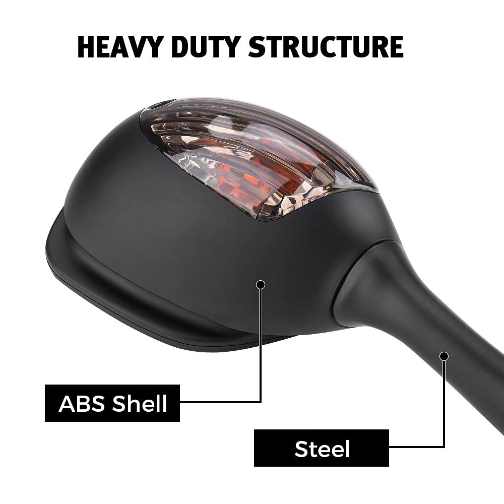Photo of Motorcycle Turn Signal Mirror for GSXR 600 750 by Kemimoto - Premium for UTVs / Side by Sides