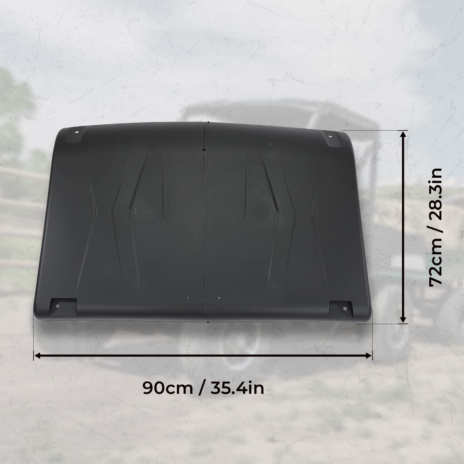 Photo of Kemimoto Hard Roof For Polaris Ranger Mid Size 2015-2022 by Kemimoto - Premium for UTVs / Side by Sides