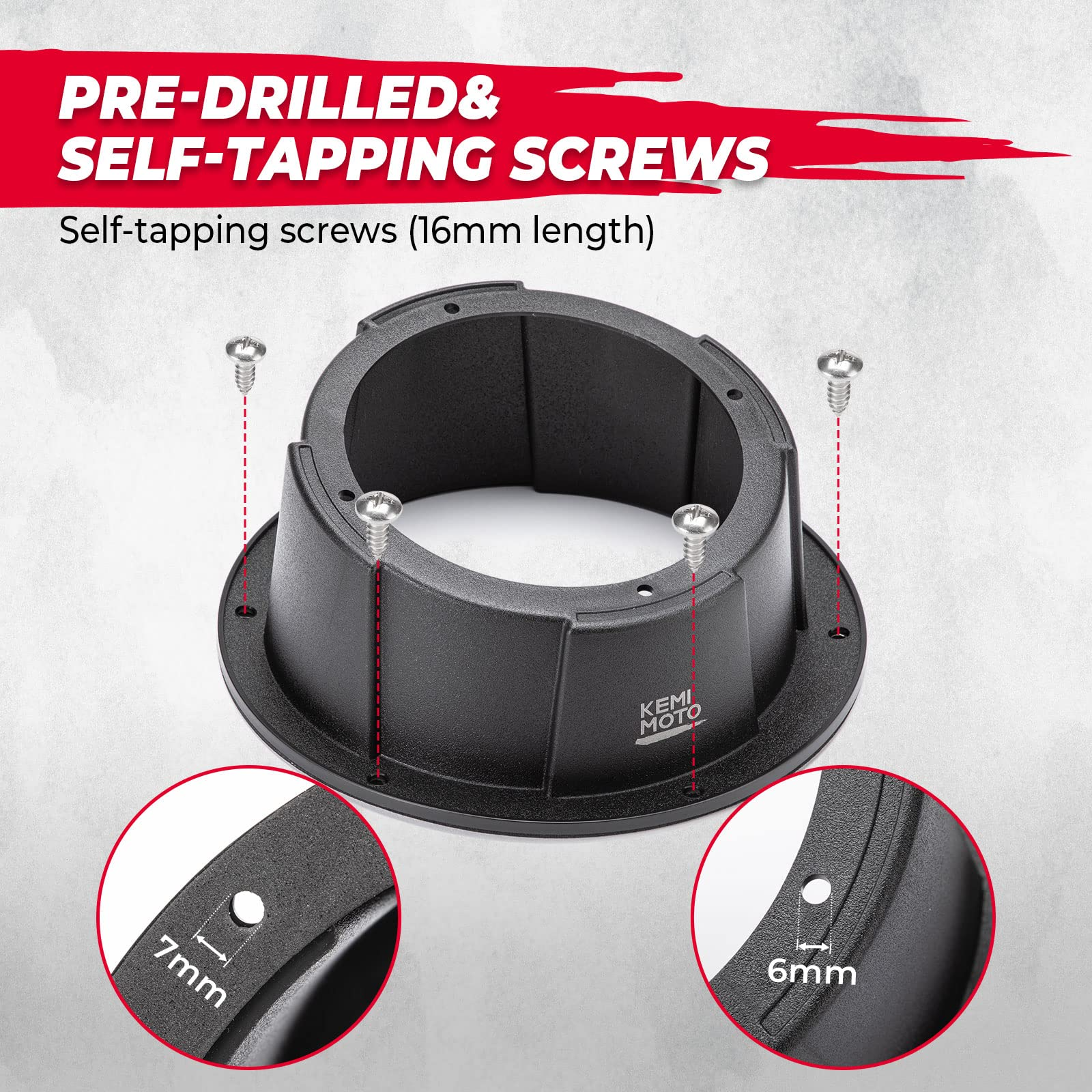 Photo of Kemimoto 6.5 Inch Mount Speaker Pod by Kemimoto - Premium for UTVs / Side by Sides