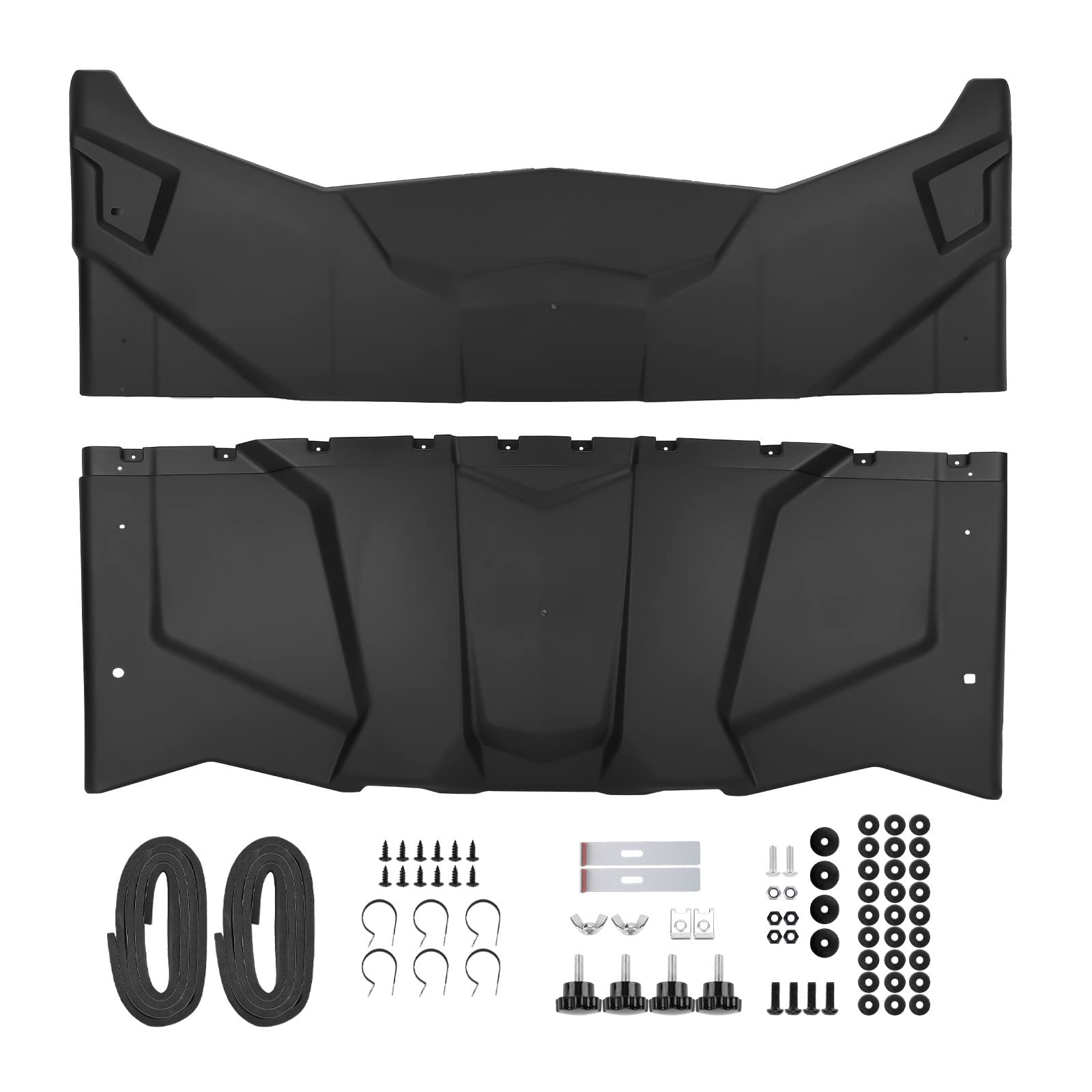 Photo of Plastic Roof & Nerf Bars For Can-Am Maverick X3 by Kemimoto - Premium for UTVs / Side by Sides