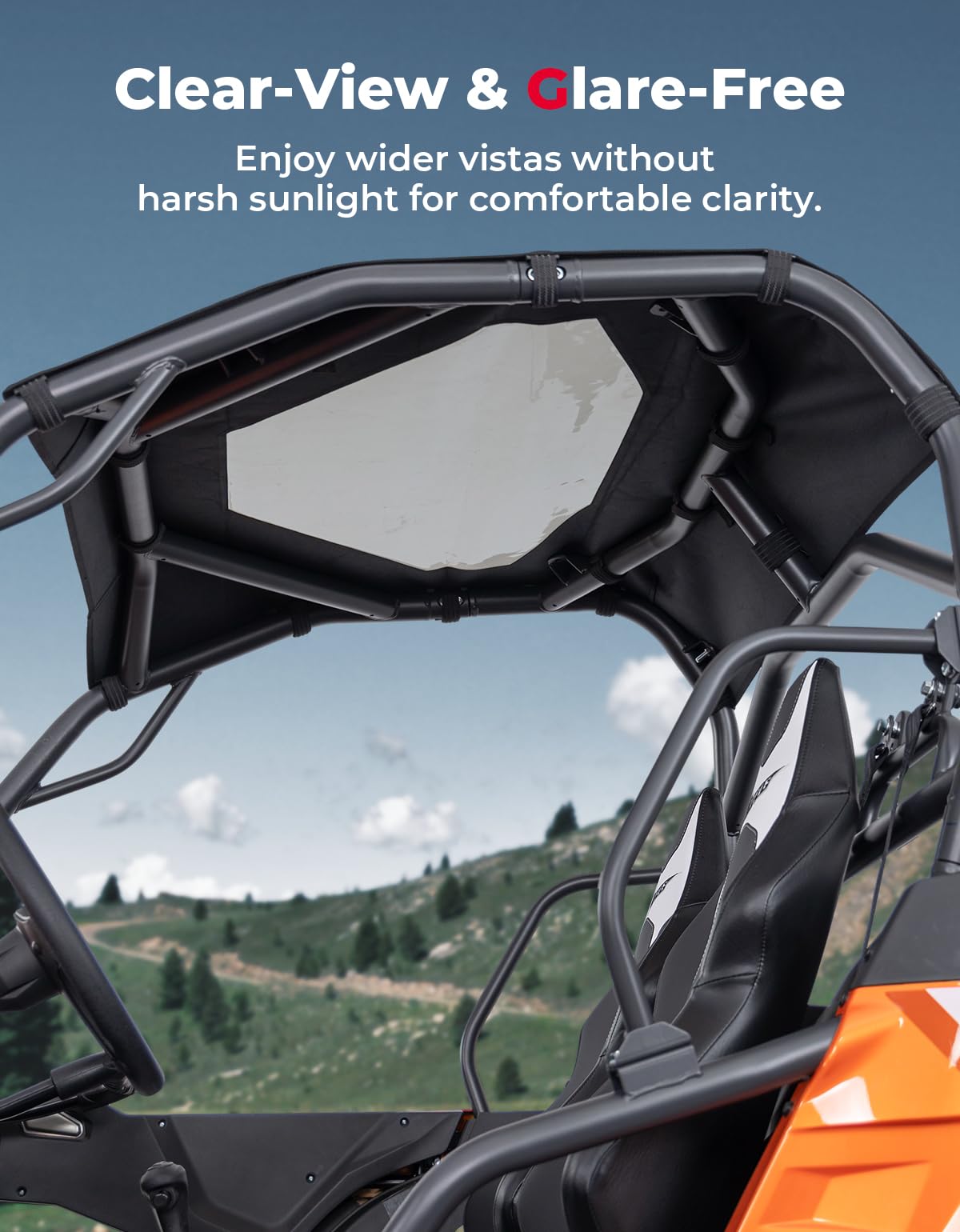 Photo of Soft Roof for CFMOTO ZForce 500 | 800 | 1000 by Kemimoto - Premium for UTVs / Side by Sides