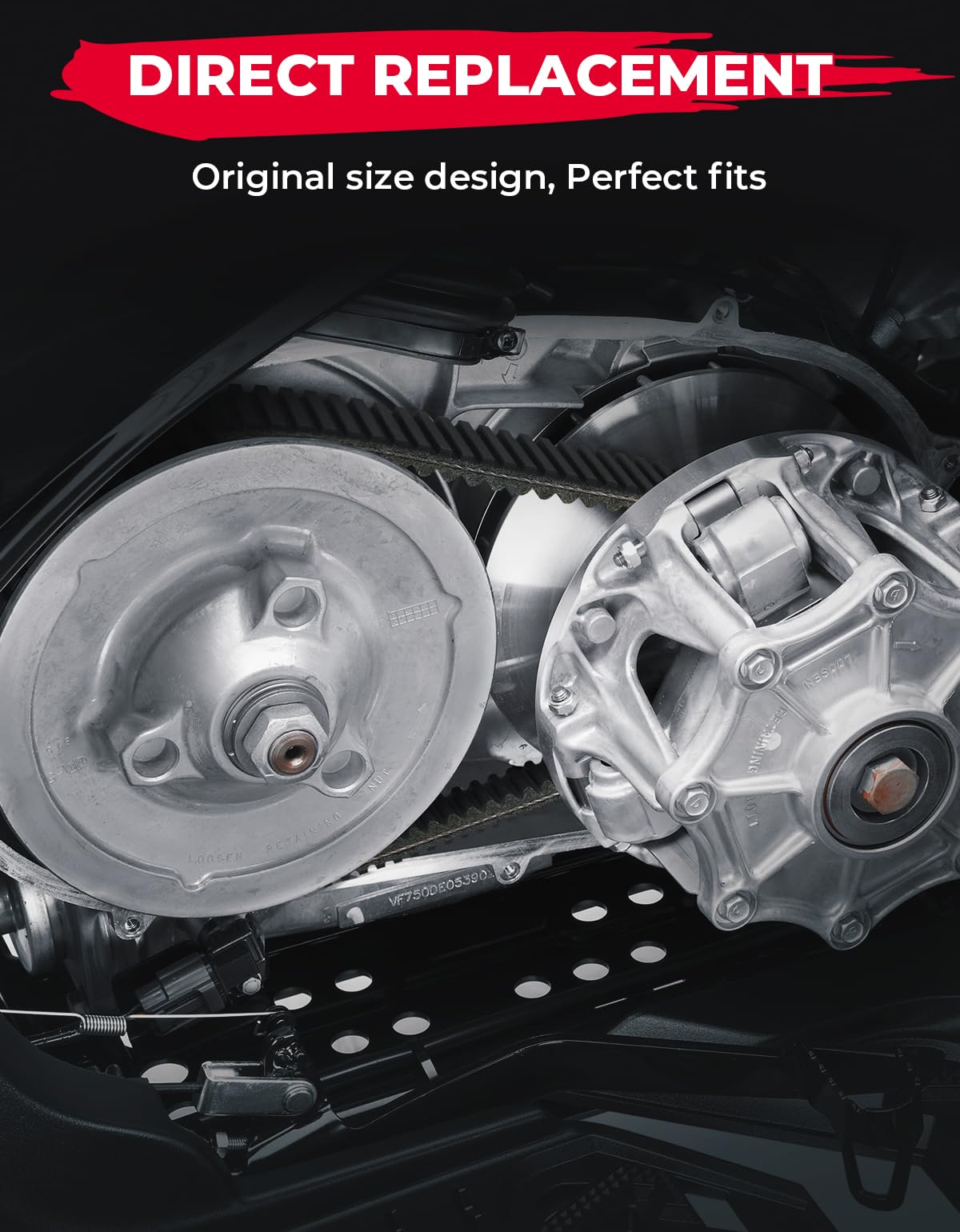 Photo of ATV Drive Belt Kawasaki Brute Force / KFX / Prairie / Teryx 750 by Kemimoto - Premium for UTVs / Side by Sides