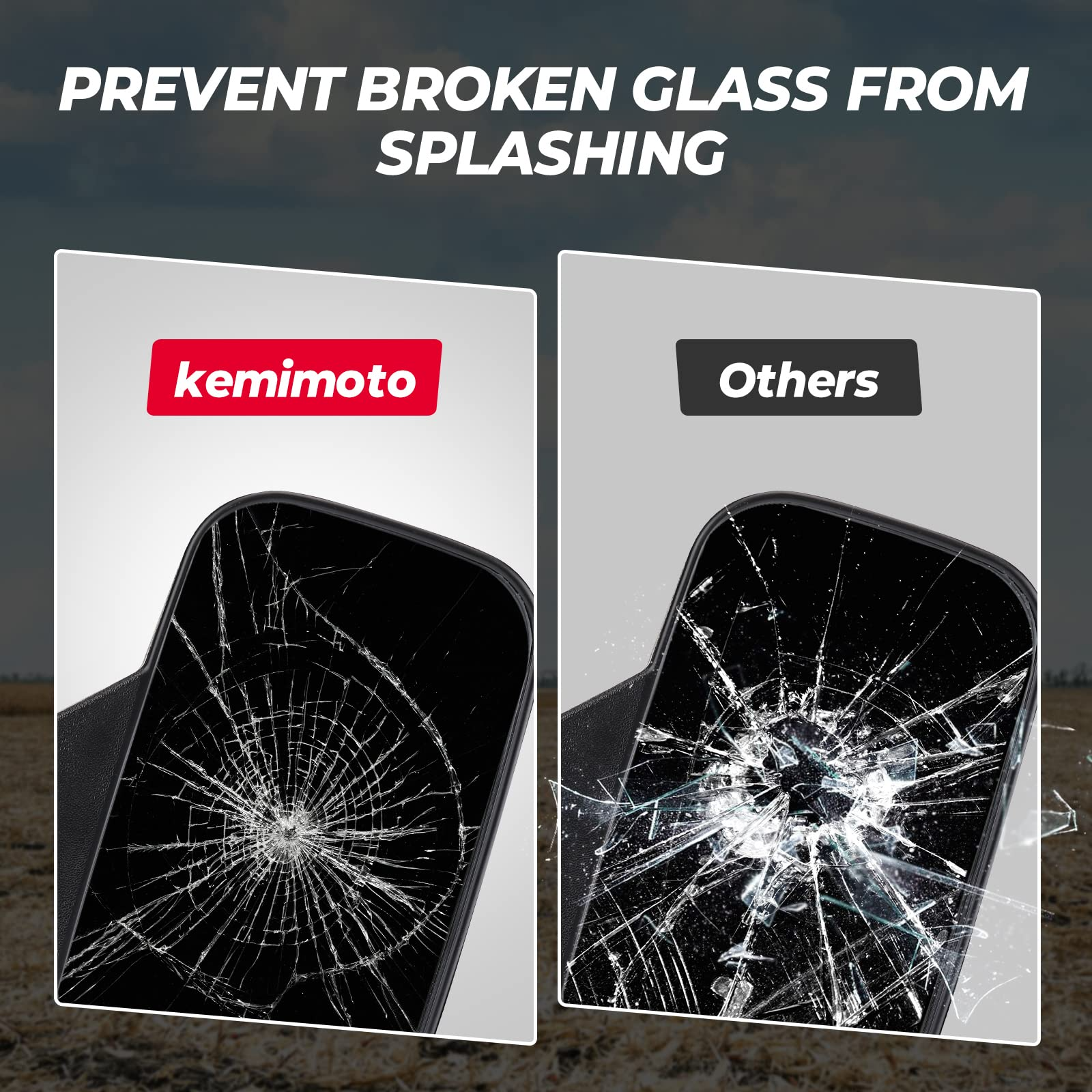 Photo of UTV Side Mirror for Ranger/General/Defender/UFORCE by Kemimoto - Premium for UTVs / Side by Sides
