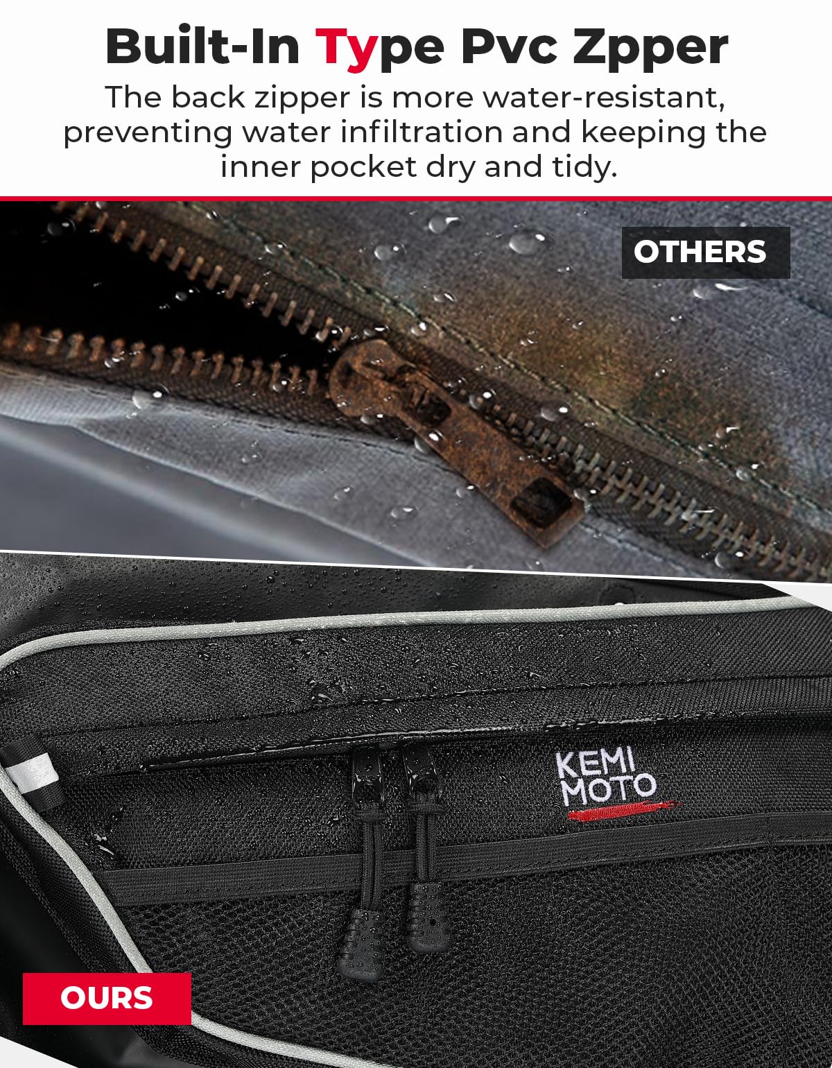 Photo of Kemimoto Front Door Bags With Knee Pads for Polaris RZR PRO XP/4, PRO R/4, Turbo R/4 by Kemimoto - Premium for UTVs / Side by Sides