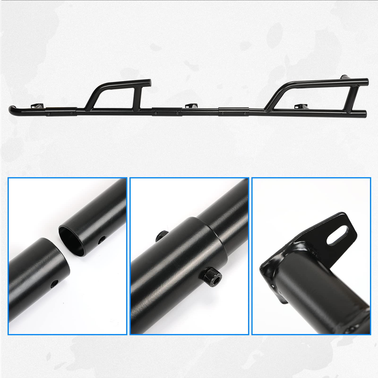 Photo of Nerf Bars Rock Sliders for Polaris General XP 4 1000 by Kemimoto - Premium for UTVs / Side by Sides