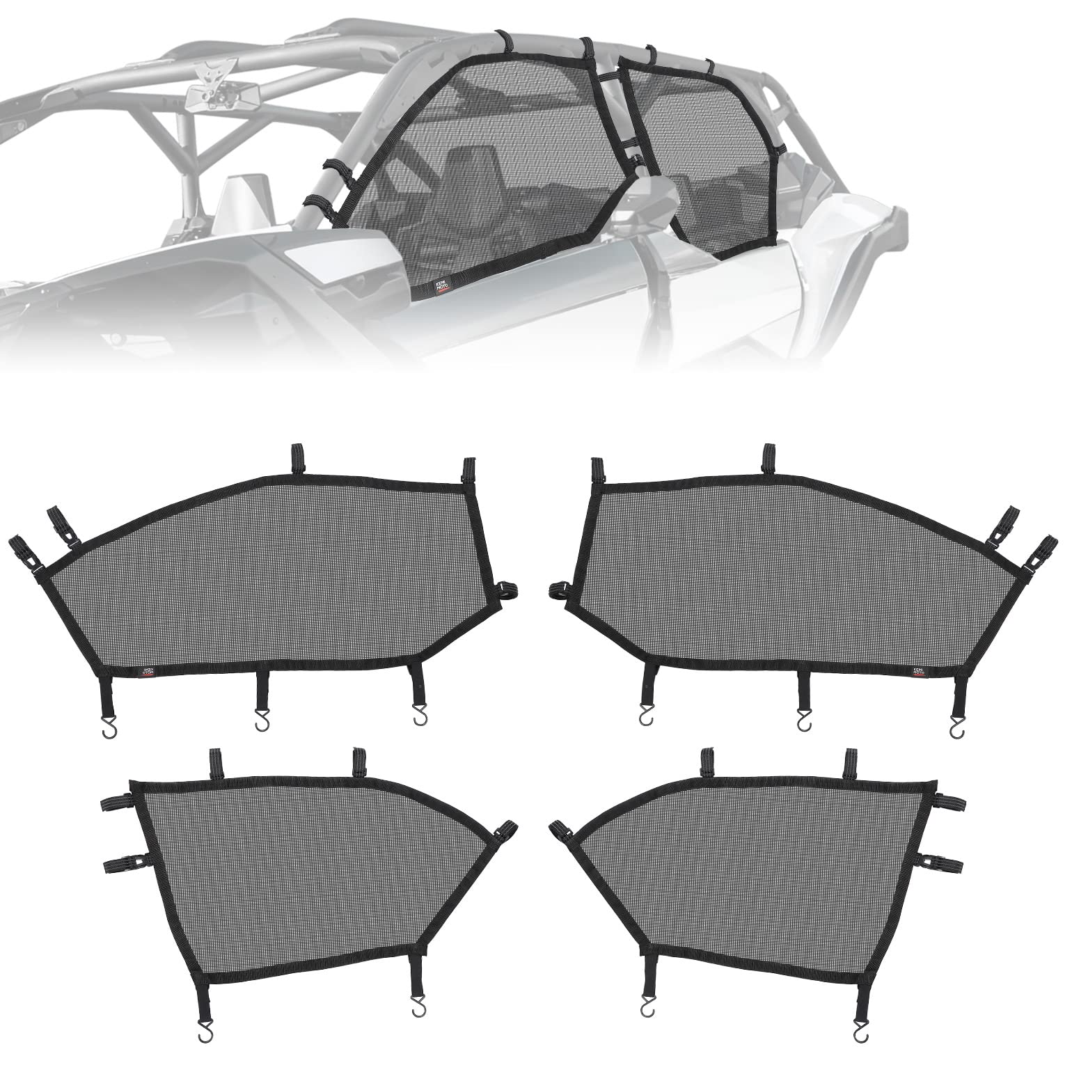 Window Nets Set of Four for Can-Am Maverick X3 MAX