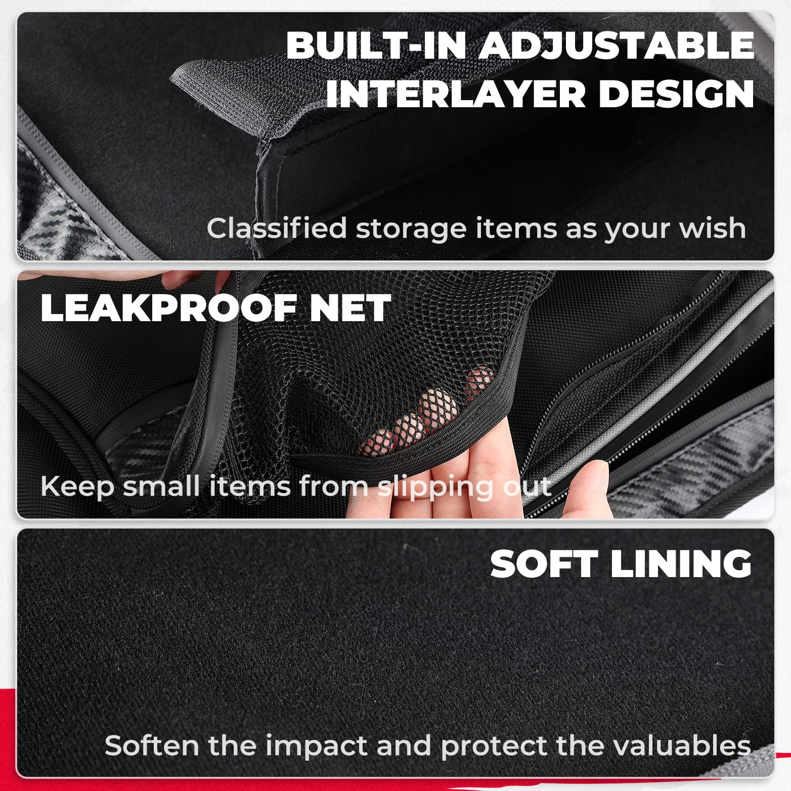 Photo of Overhead Roof Bag for CFMOTO ZForce 950 SPORT / HO SPORT / HO EX by Kemimoto - Premium for UTVs / Side by Sides