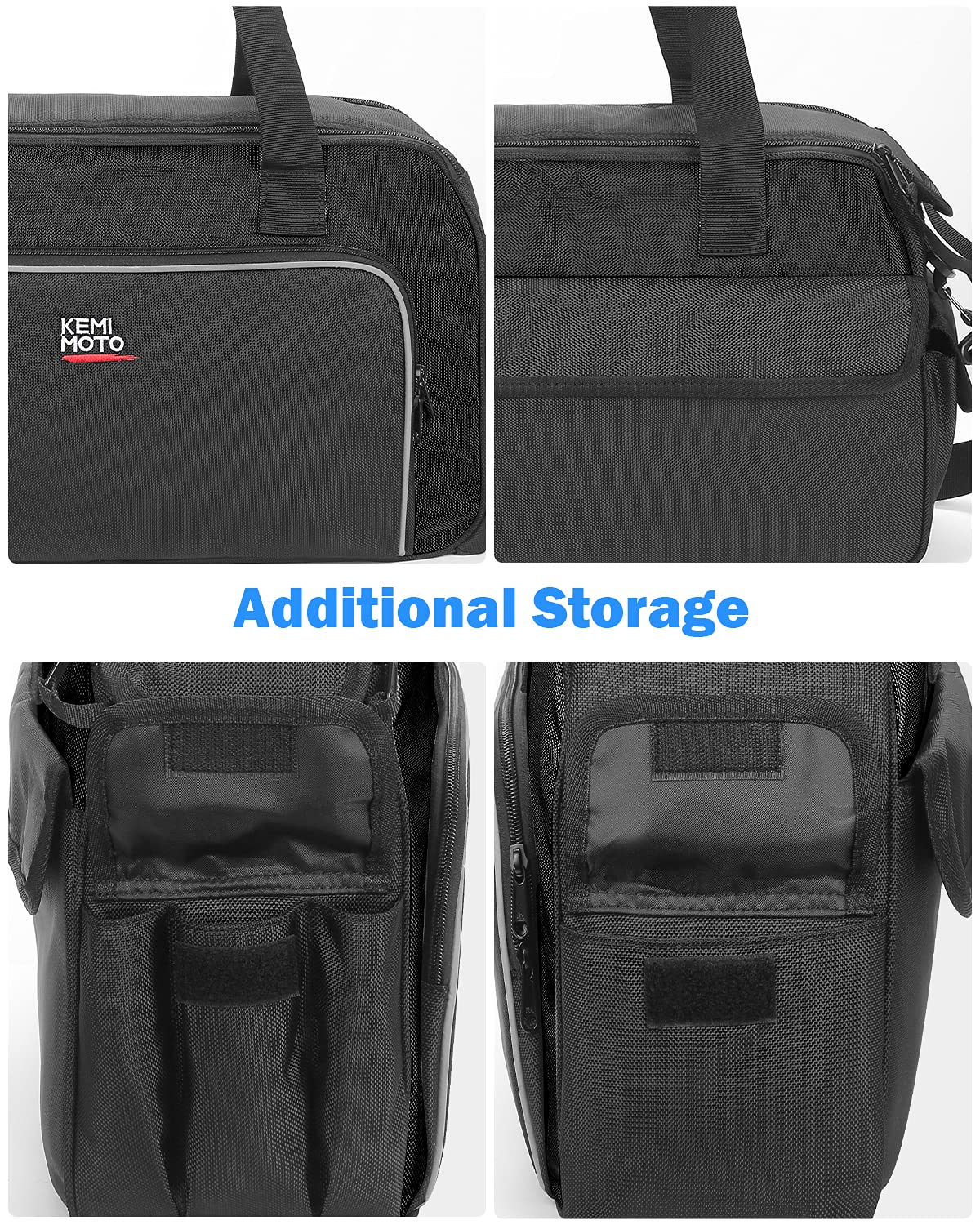 Photo of Motorcycle Saddlebag Cooler 1 Pack by Kemimoto - Premium for UTVs / Side by Sides