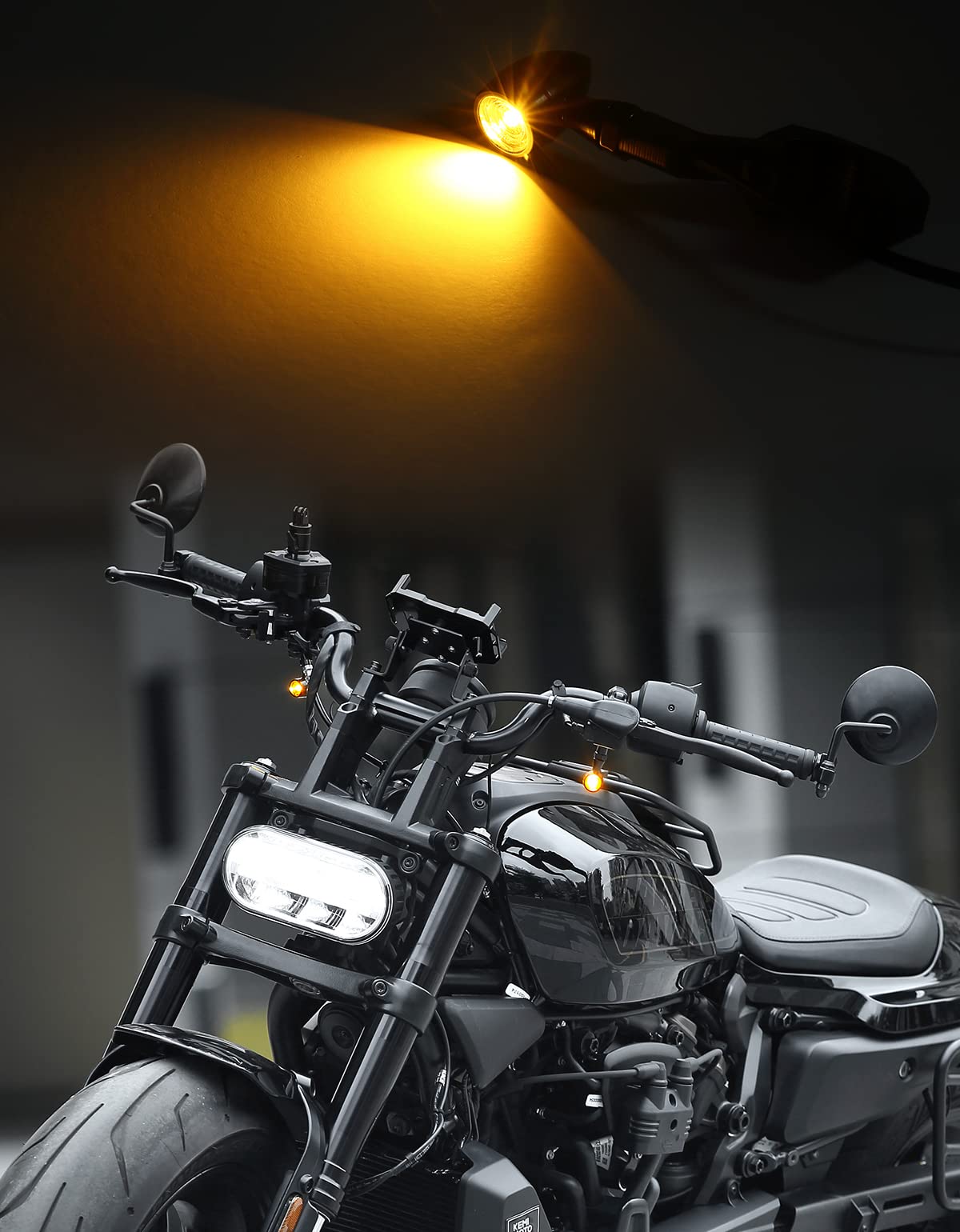 Photo of Motorcycle Turn Signal Fit SS1250 Sportster S 1250 by Kemimoto - Premium for UTVs / Side by Sides